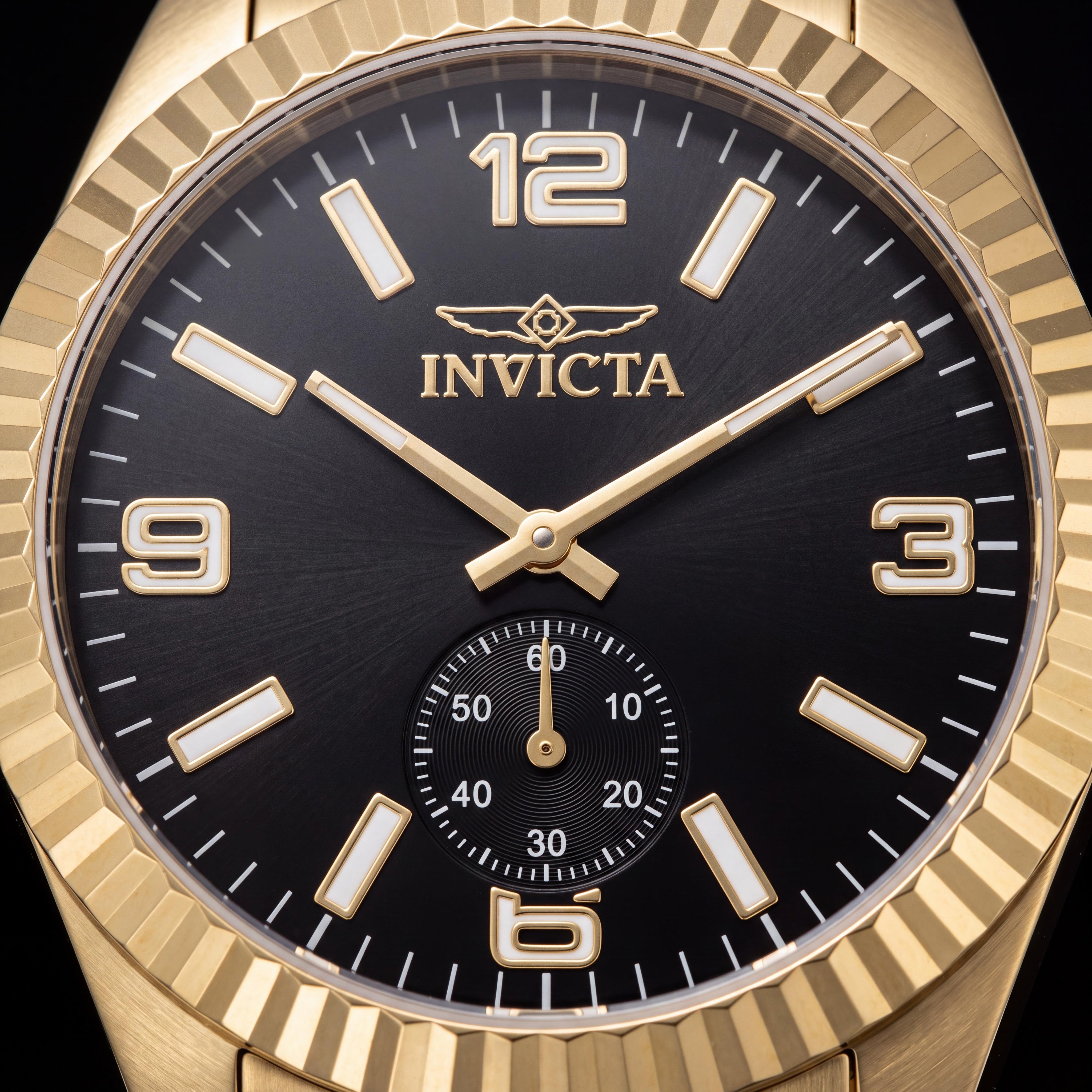 Invicta Specialty 49389 Men's Black Dial Stainless Steel Case & Bracelet Quartz Watch 43mm 5 ATM Water Resistant, Photo 2