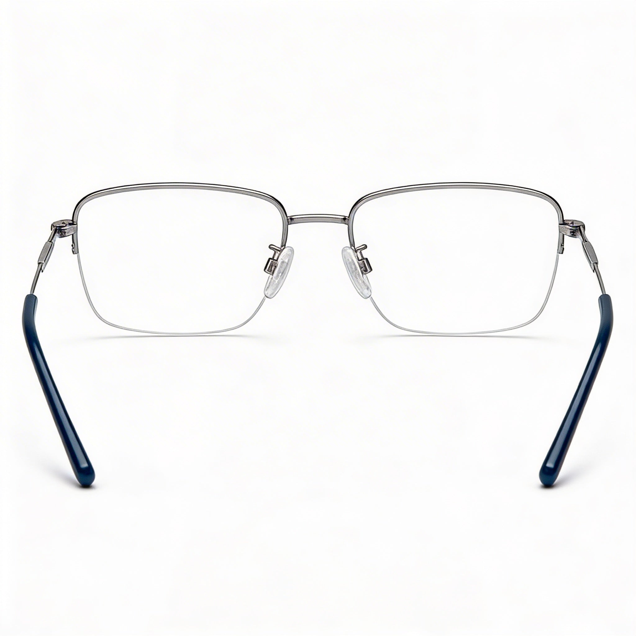 Gafas ópticas Tommy Hilfiger para hombre de aleación de acero y rutenio, lentes de 56 mm, puente de 19 mm y patillas de 145 mm, Photo 4