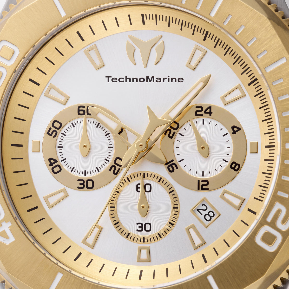 Reloj Technomarine Manta TM-224016 para hombre, de cuarzo, correa de silicona, esfera plateada, de acero inoxidable de 49 mm, Photo 2