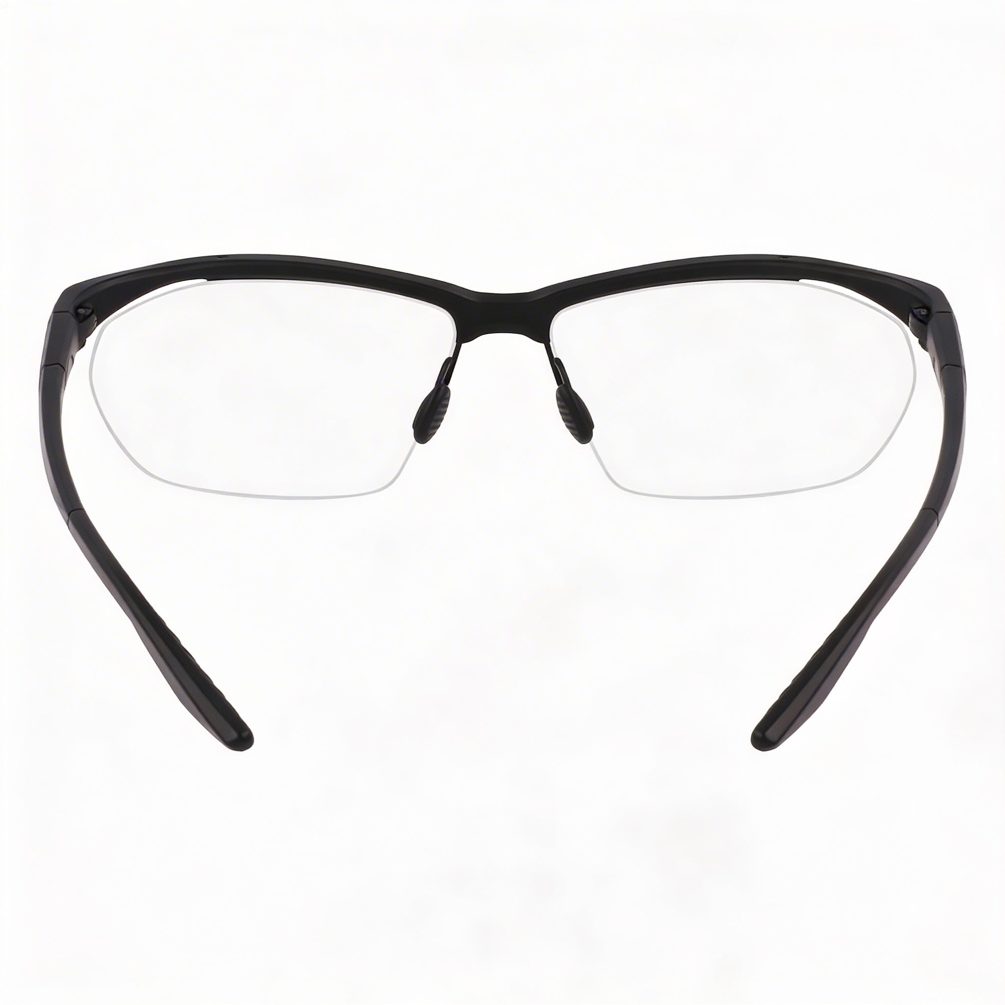 Nike 7401 Unisex Sport Eyeglasses with Matte Black Plastic Frame 58mm, Photo 3