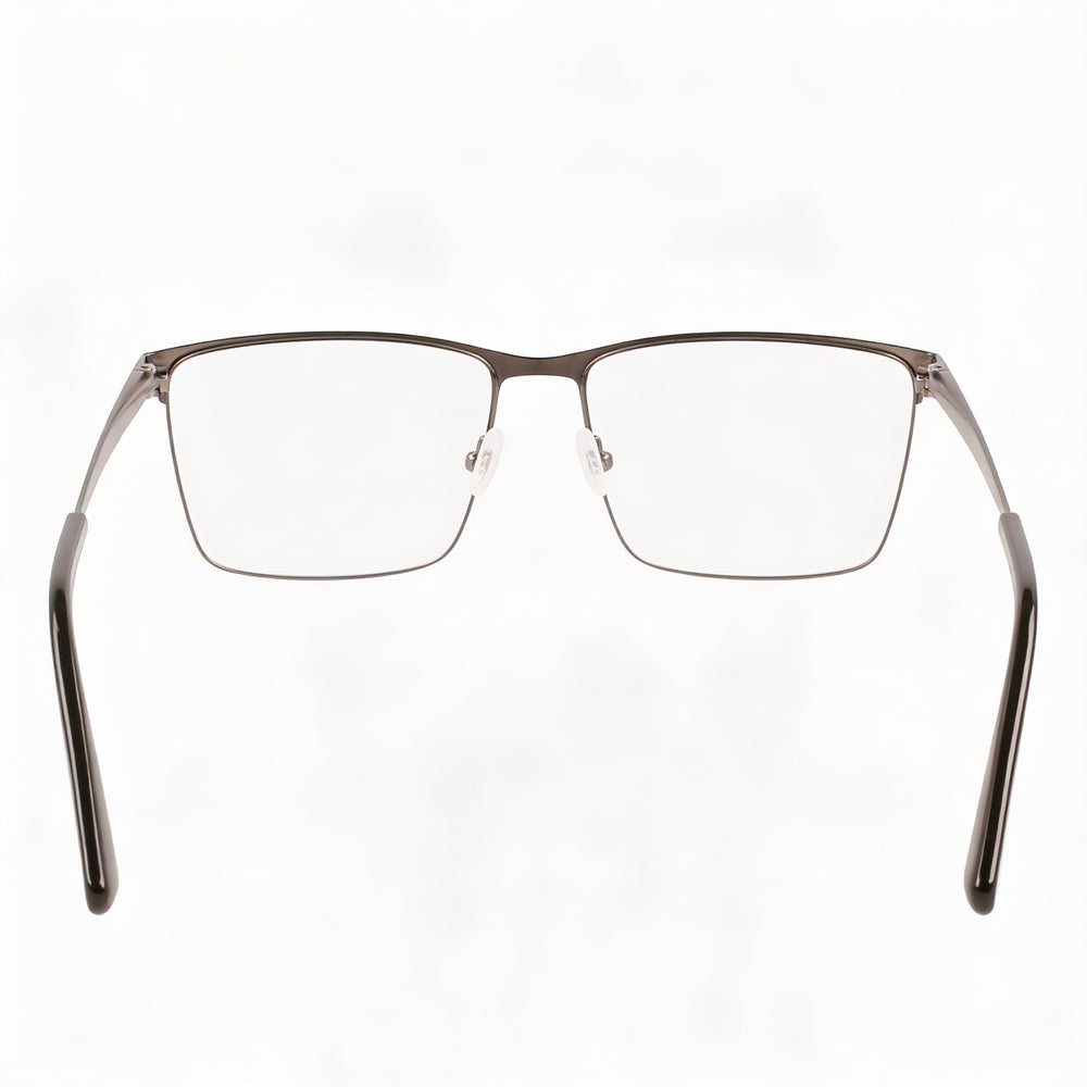 Calvin Klein Ck22102 Men's Pilot Eyeglasses with Demo Lenses, Matte Black Metal Frame 57-17-145