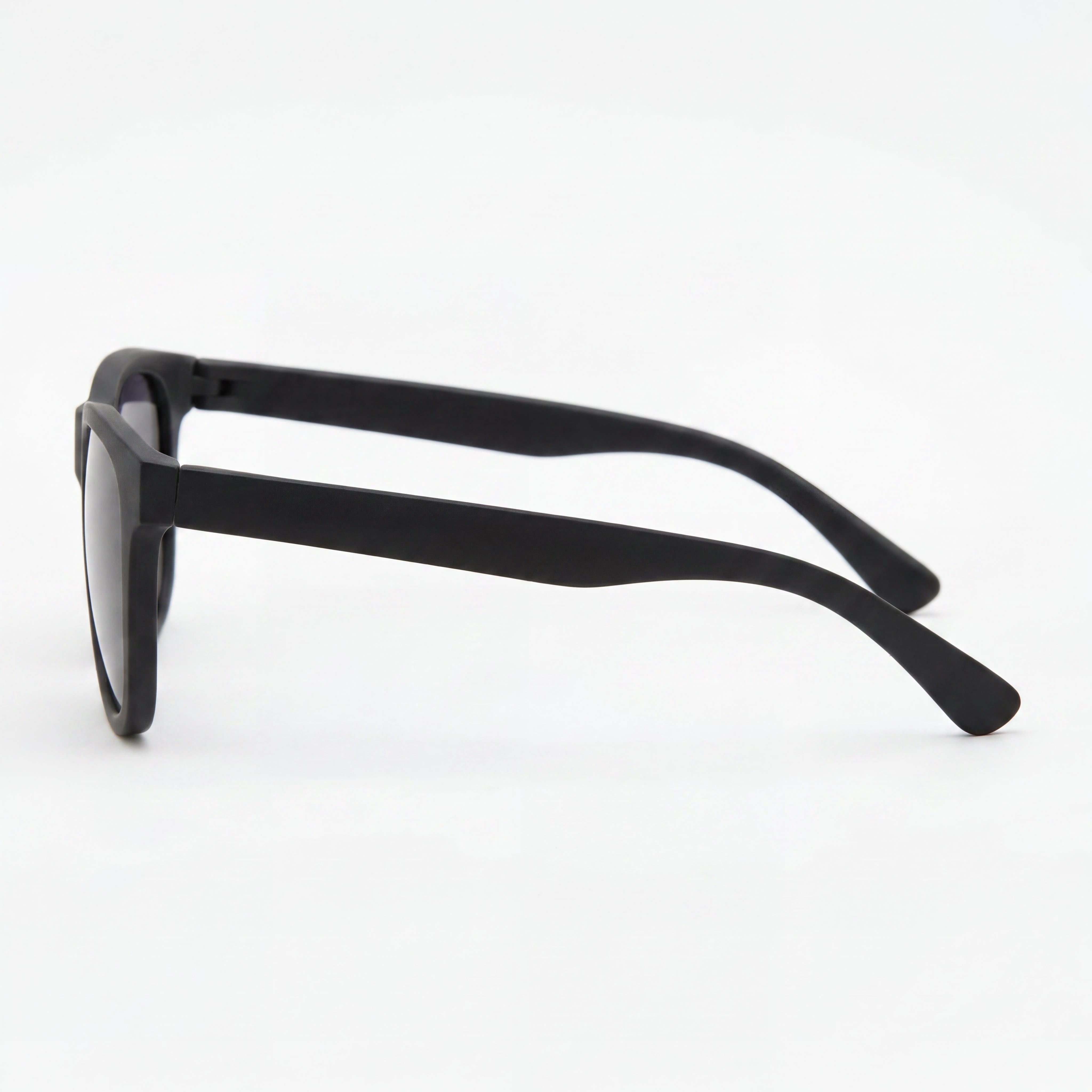Gafas de sol Lacoste Classic unisex con montura de plástico negro mate, lentes negras y protección UV de 54 mm, Photo 3
