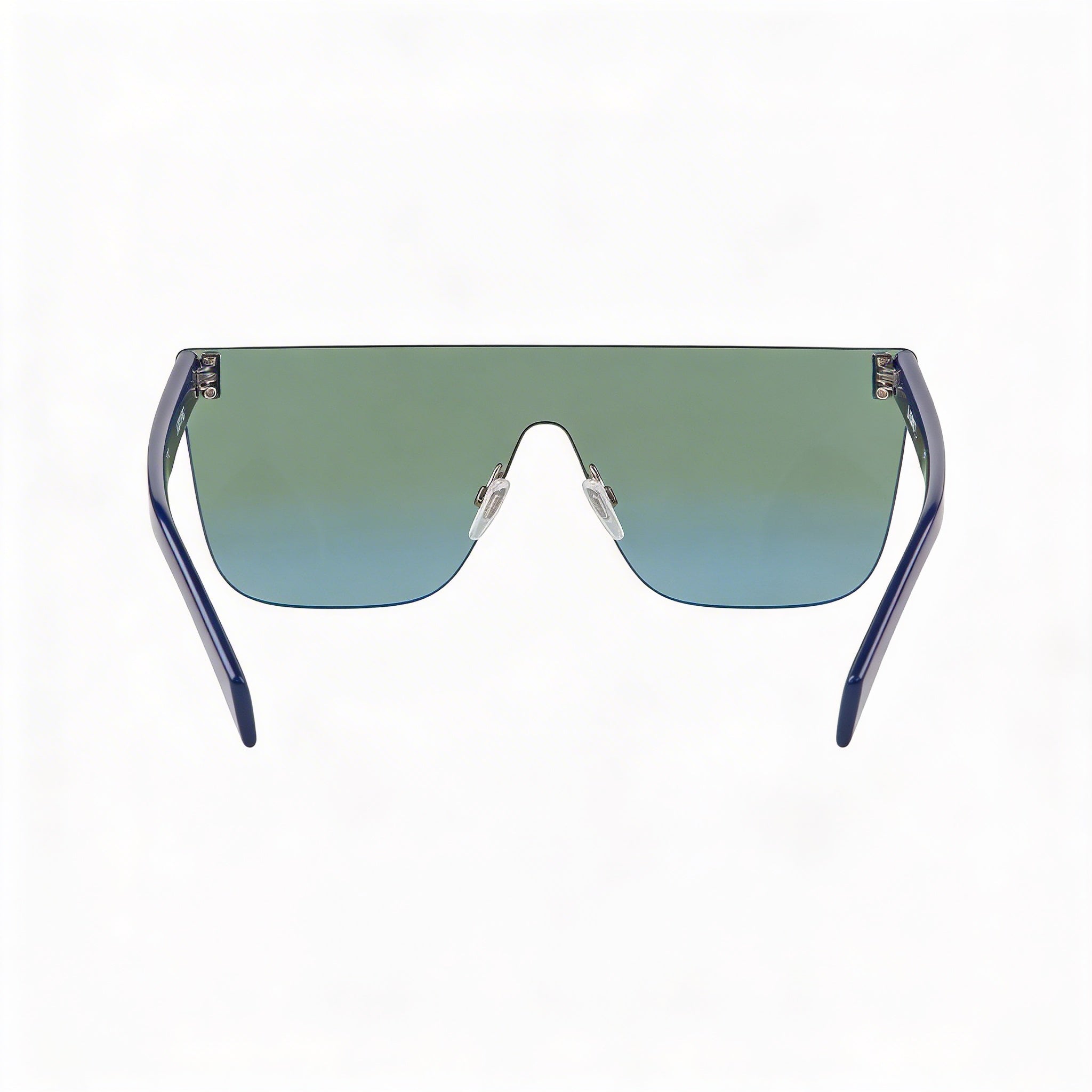 Gafas de sol Levi's Seasonal para mujer, poliamida espejada, verde y azul, protección UV, no polarizadas, 99 mm, Photo 4