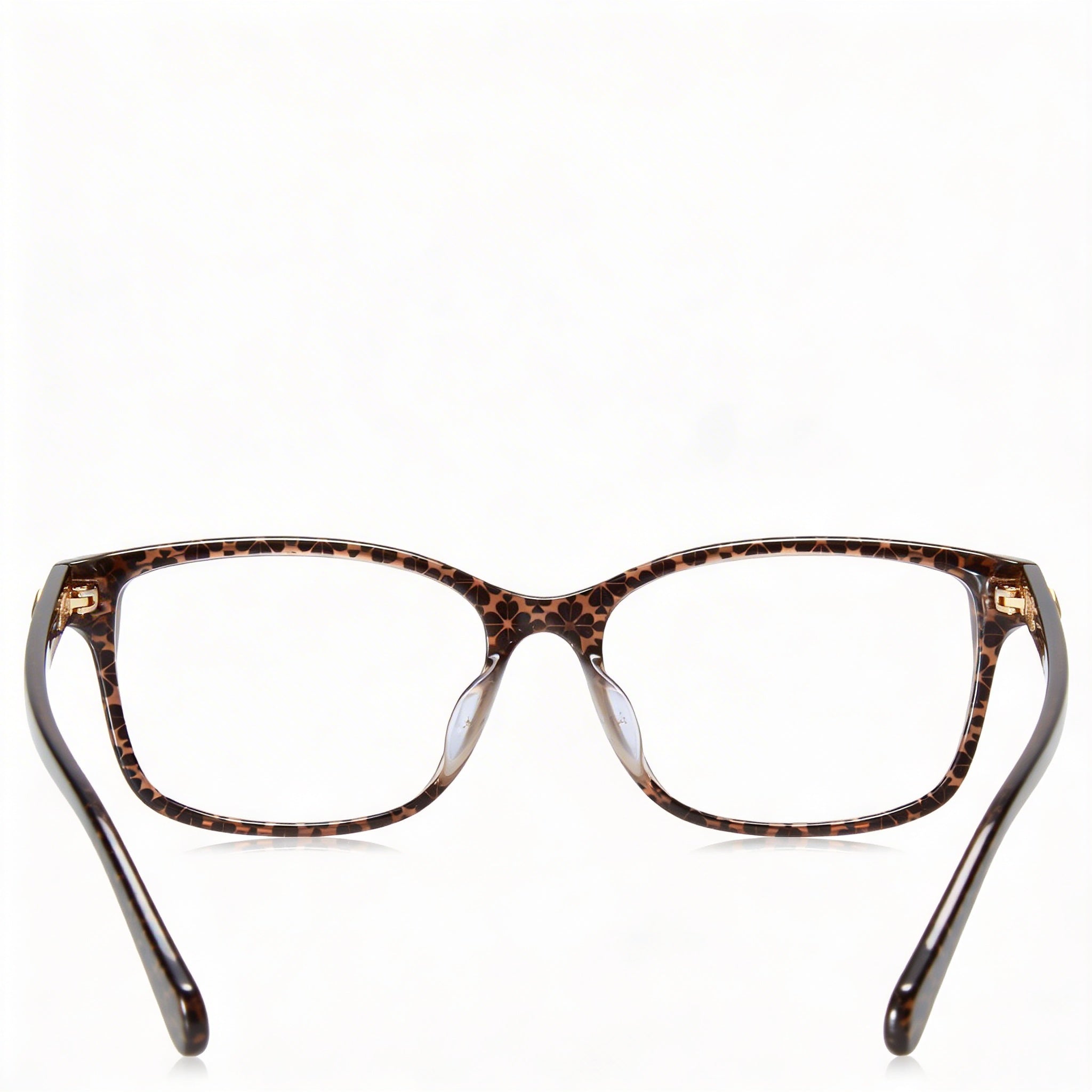 Kate Spade New York Women's KARIANE/F Rectangular Plastic Eyeglasses Frame Brown 53-16-145, Photo 3