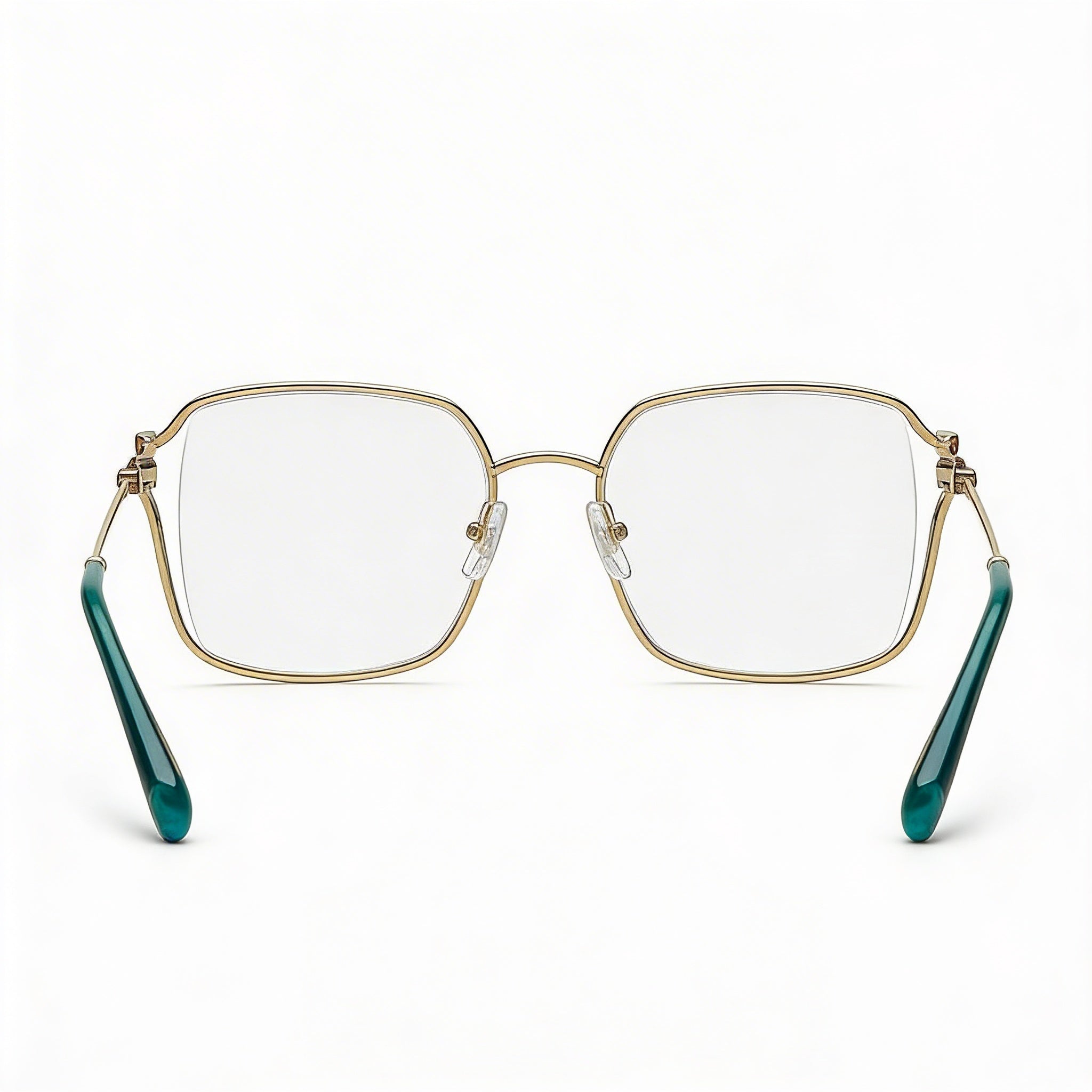 Chopard Casual Women's Metal Eyeglasses with Polycarbonate Non- Lenses, Shiny Light Gold, 53mm, Photo 2