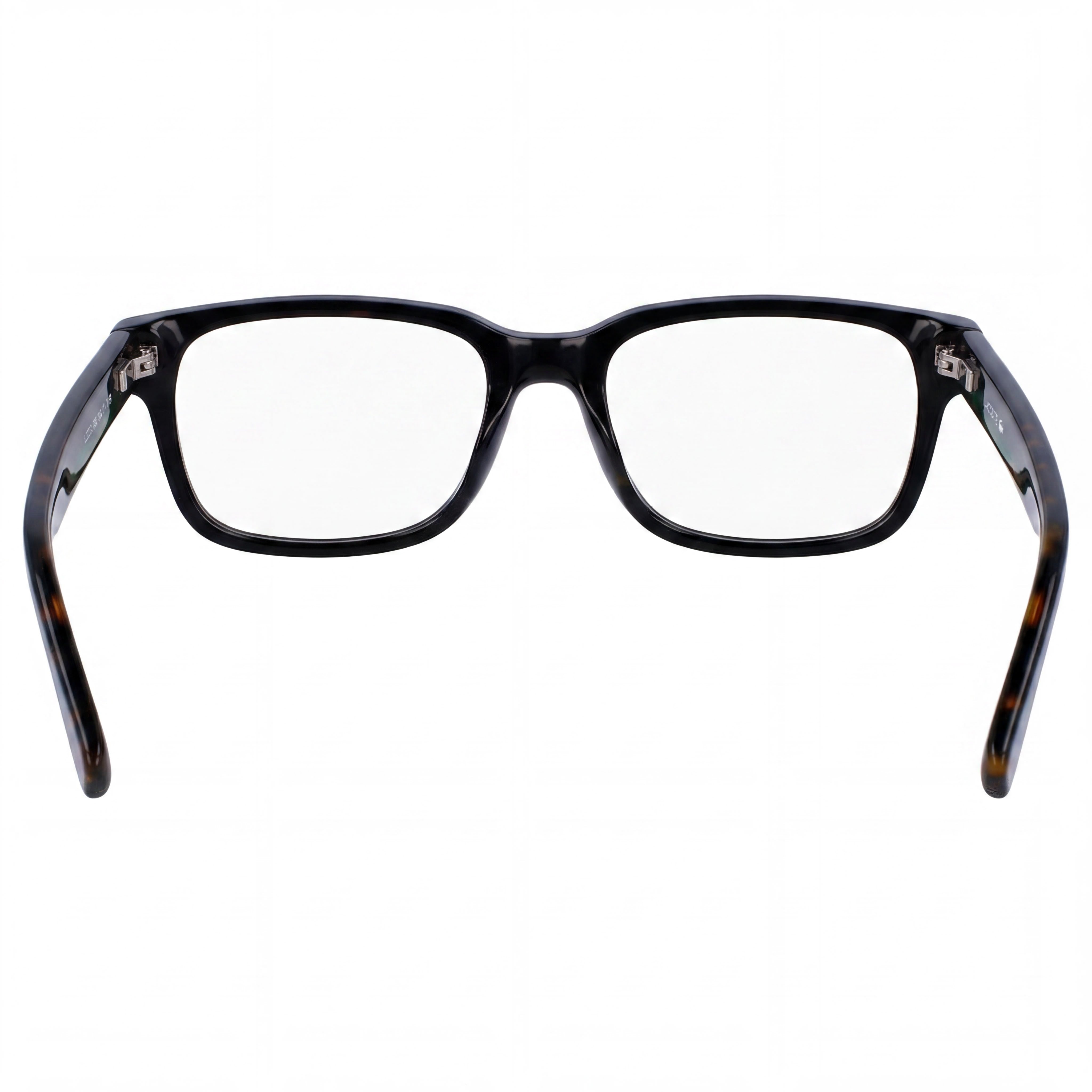 Lacoste L2910 Modern Sport Unisex Eyeglasses, Black Acetate Full-Rim Frame, 55mm Lens Width, Photo 3