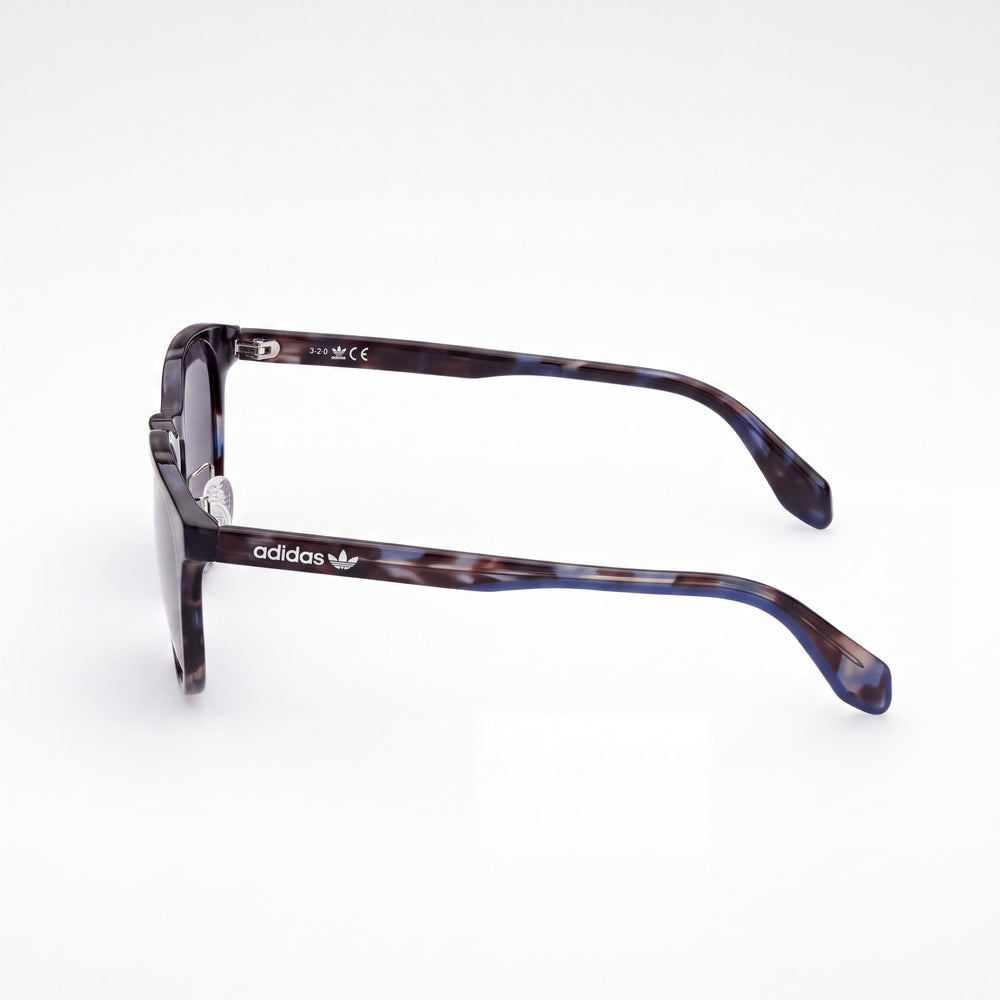Gafas de sol adidas or0042 h55v56 redondas de plástico Havana para hombre no polarizadas UV 400 de 56mm