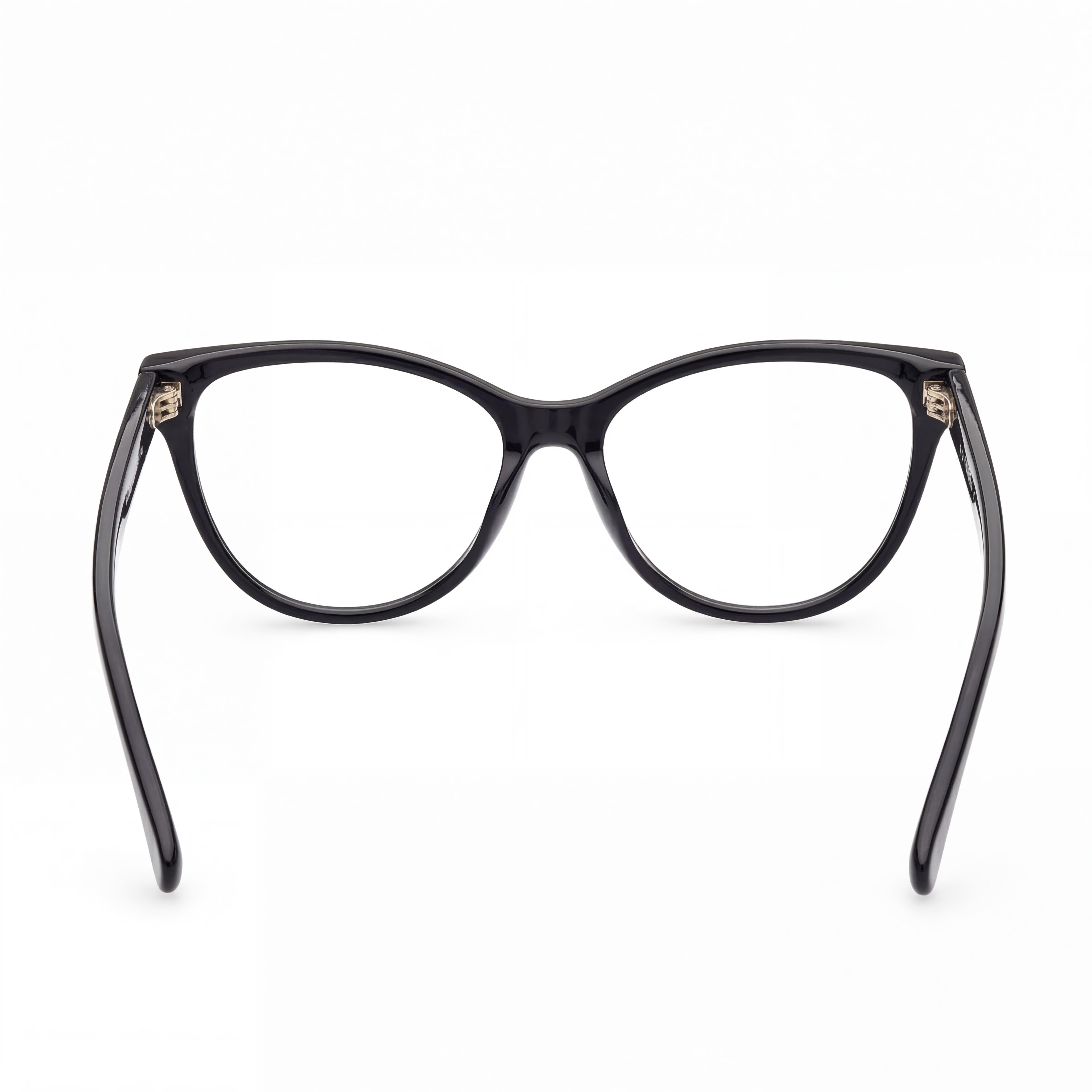 Gafas de plástico negras brillantes casuales MaxMara para mujer de 55mm, Photo 3
