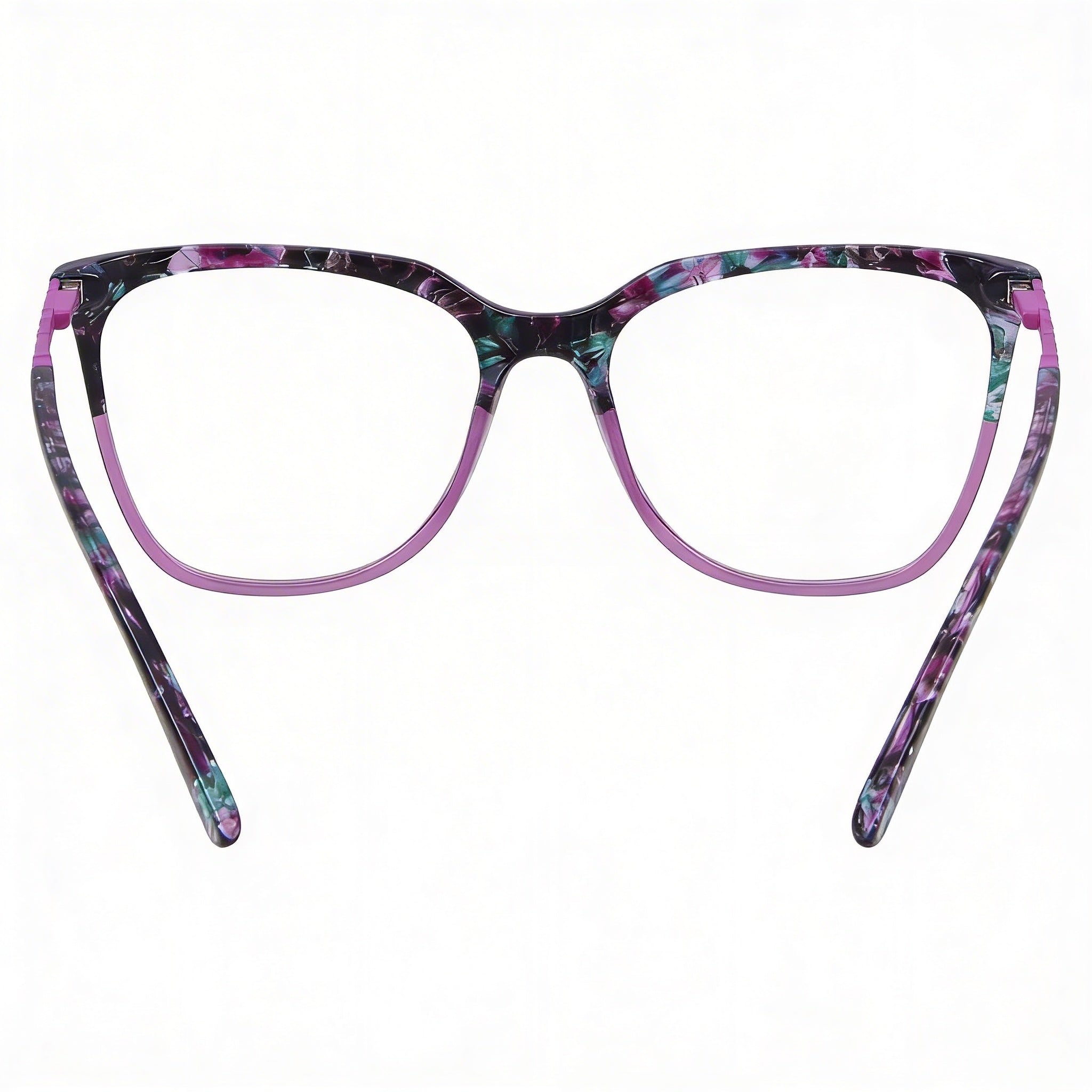 Gafas graduadas de mujer bebe Bb5191 con montura redonda completa de acetato fucsia de 54 mm, Photo 2