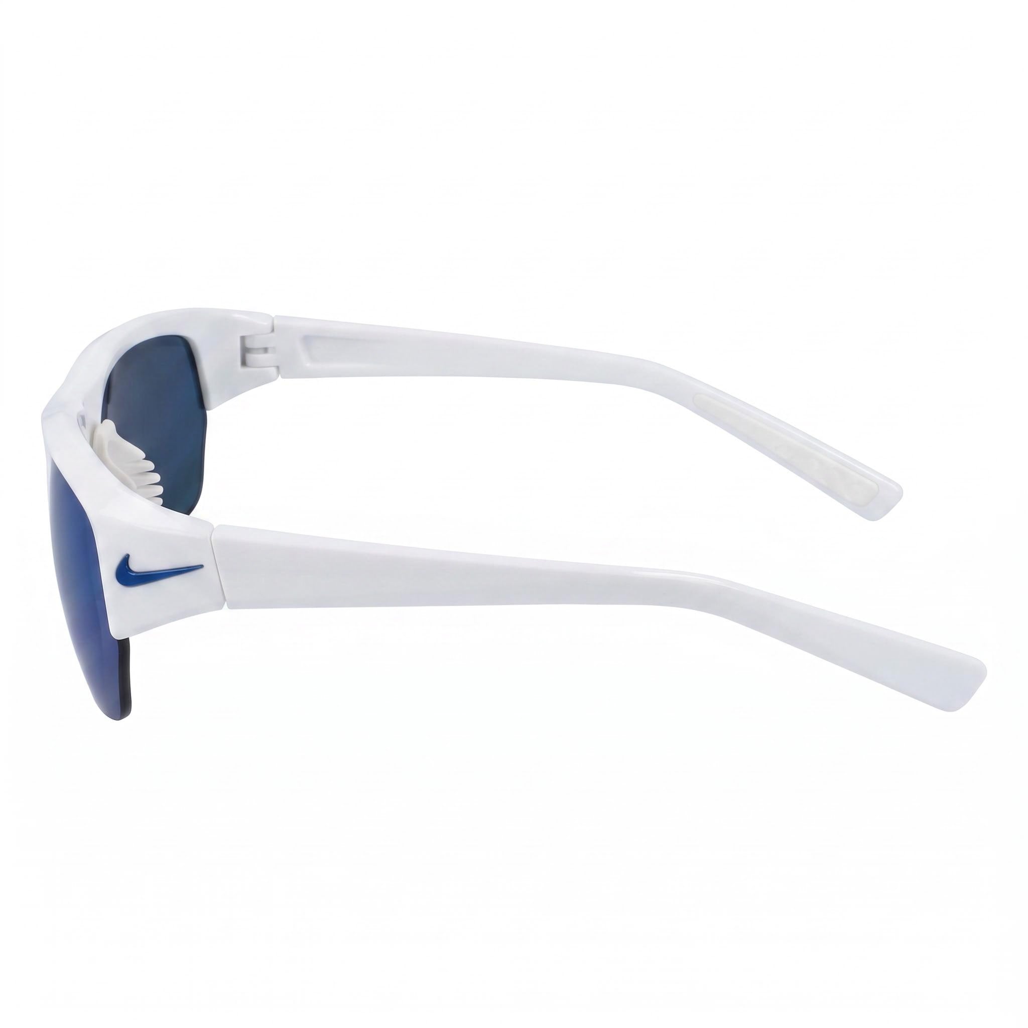 Gafas de sol Nike Baseball unisex de plástico gris rectangulares, con lentes de espejo azul no polarizadas y protección UV., Photo 3