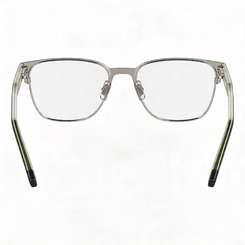 Lacoste Casual Men’s Matte Khaki Eyeglasses with Transparent Plastic Lenses 53-18-145