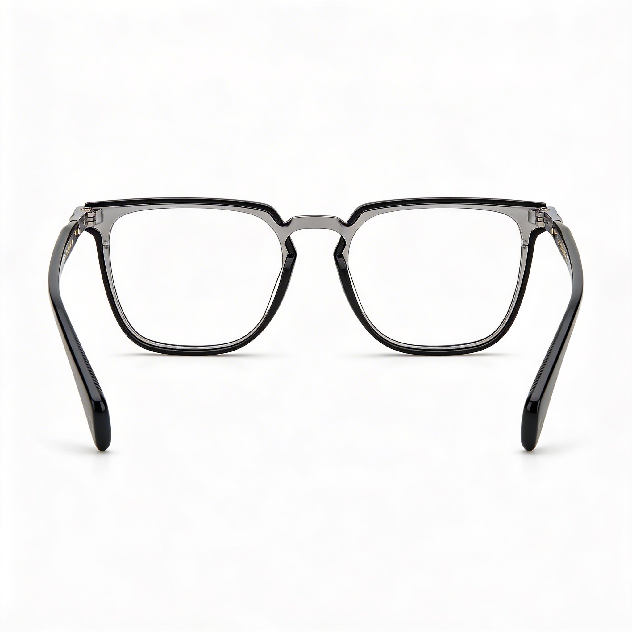 Gafas unisex modernas con montura metálica de Rag & Bone en rutenio oscuro negro, ancho de lente de 51 mm, Photo 4