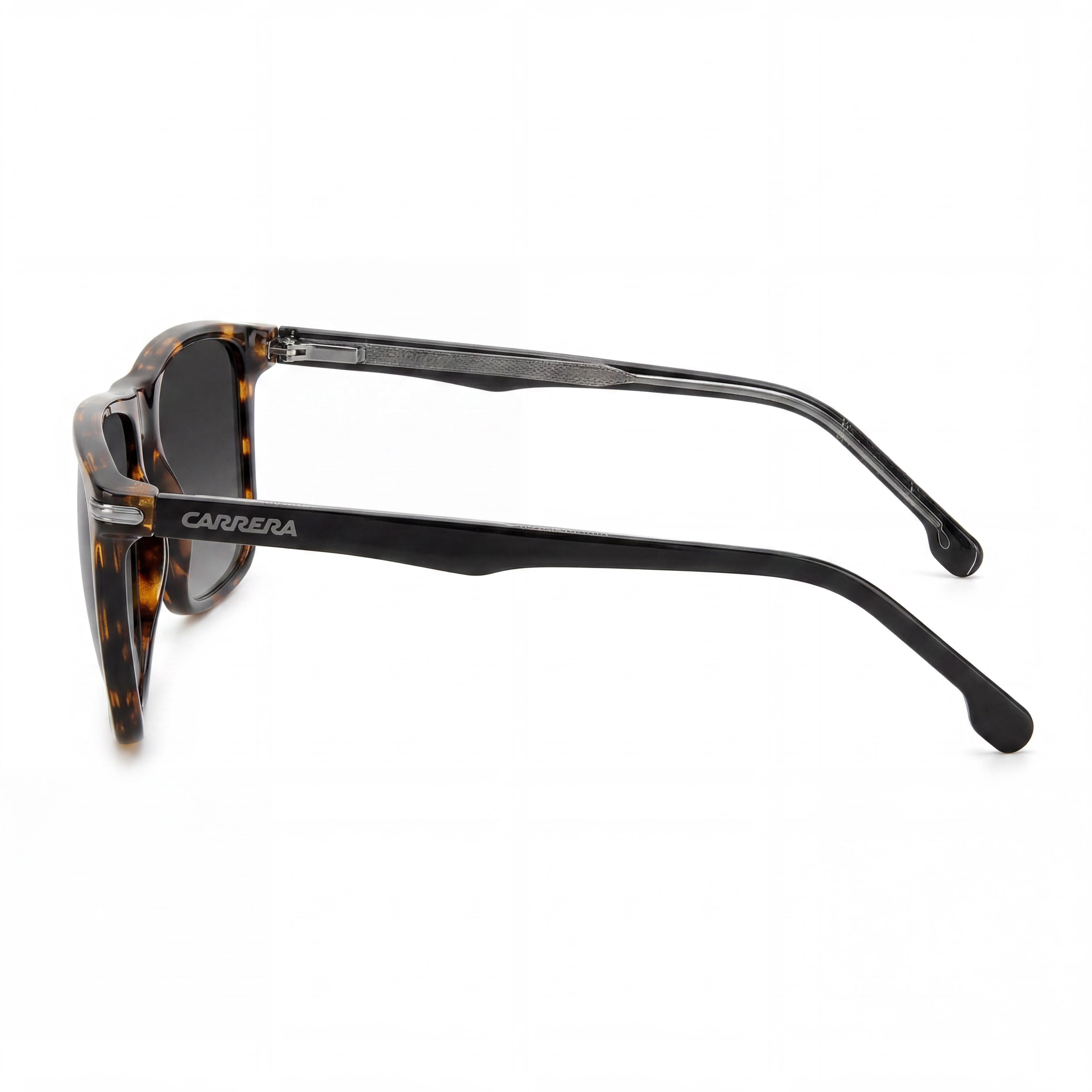 Carrera 298/S Unisex Dark Havana Injection Propionate Frame Sunglasses with Dark Grey Lenses, UV Protection, 57mm, Photo 3
