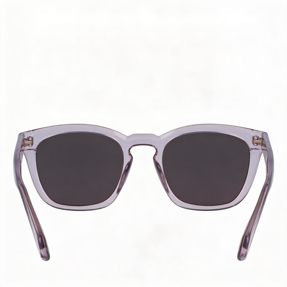 Ferragamo Sf2040se Men's Acetate Rectangle Transparent Grey Sunglasses with Polycarbonate Lenses 50mm UV 400