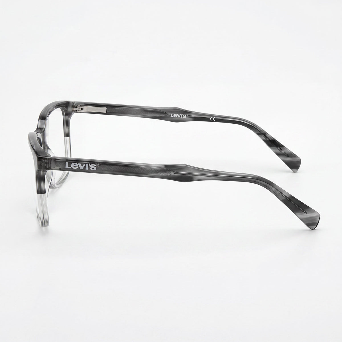 Gafas de Vista No Polarizadas para Hombre Levi's LV 5019, Polimetilmetacrilato Cuerno Blanco Transparente 54mm, Photo 2