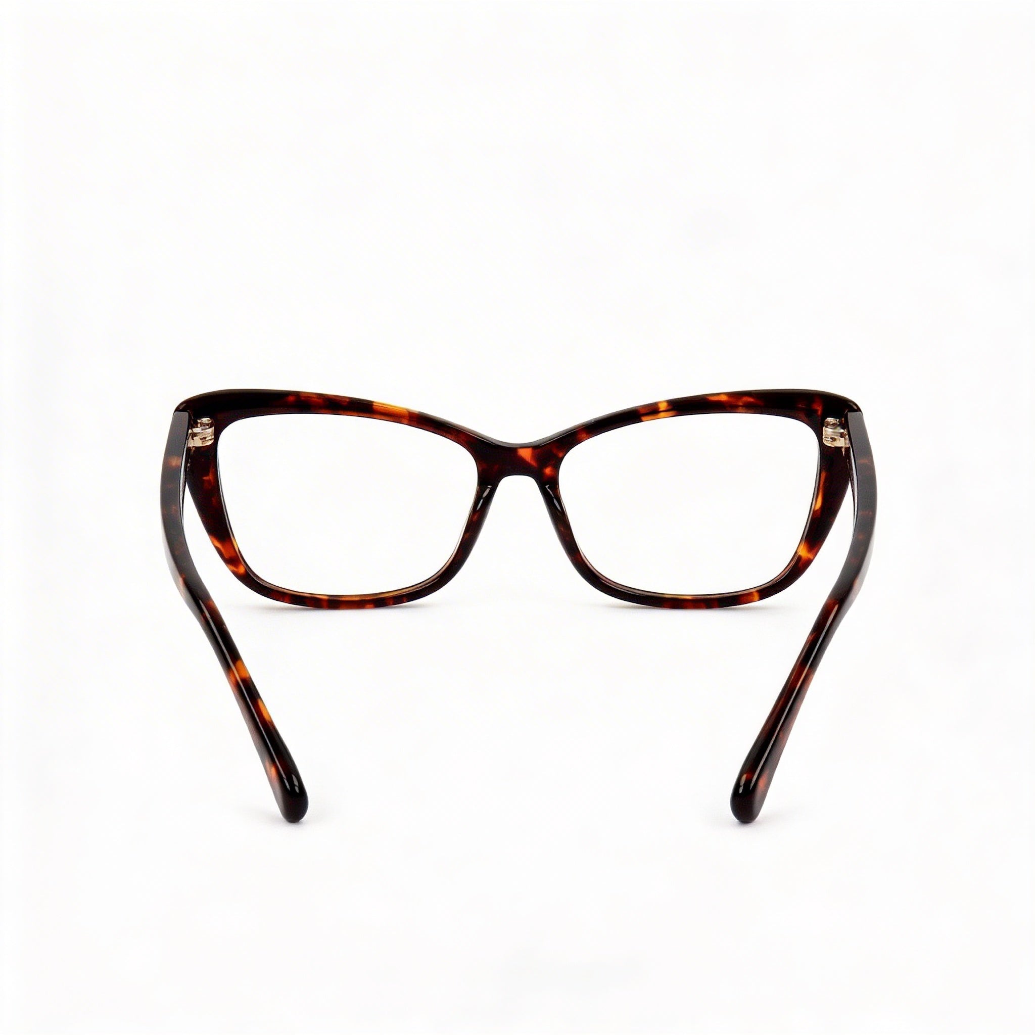 MaxMara Casual Women's Full Rim Lightweight Plastic Havanna Frame with Transparent Plastic Lenses 53-16-140mm, Photo 3