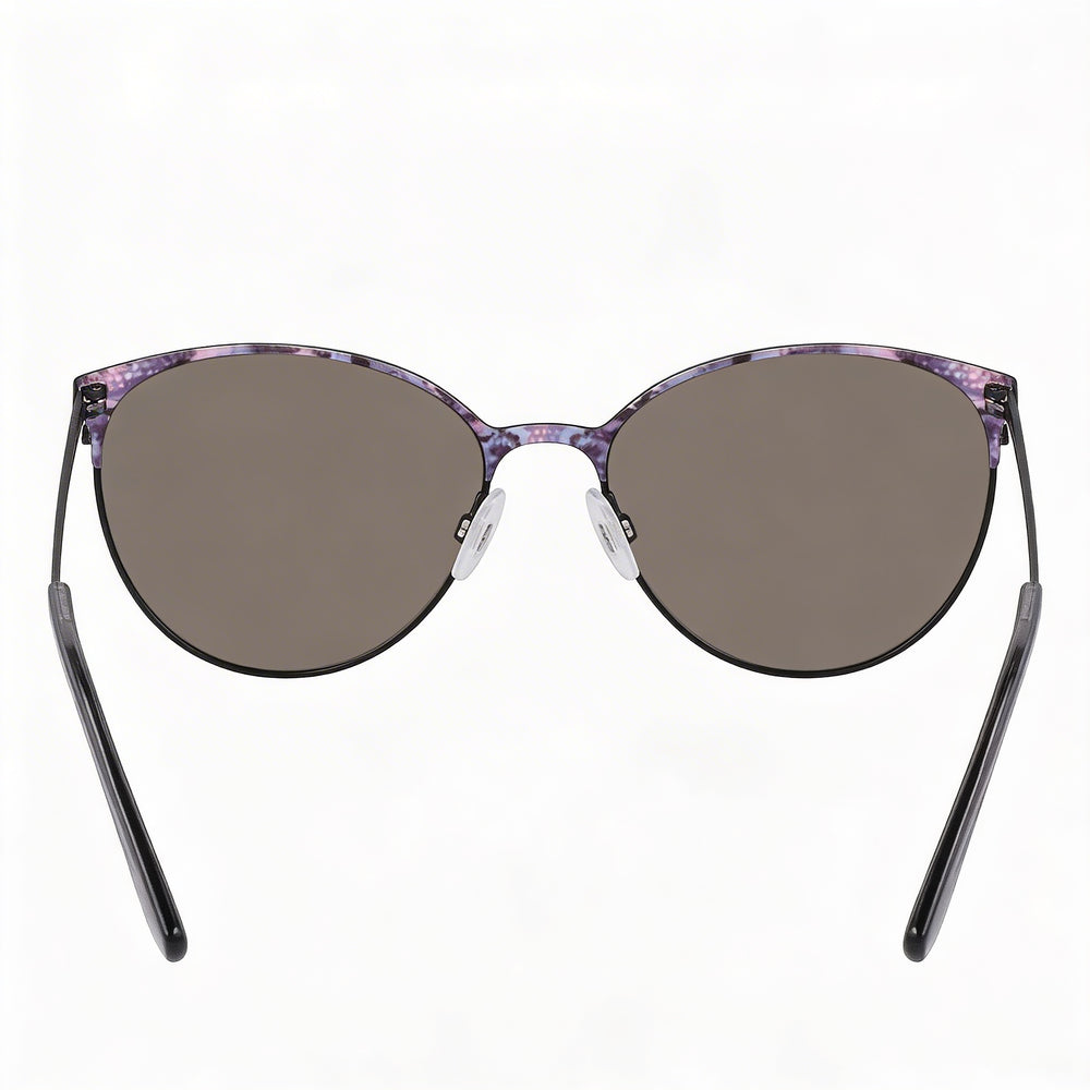 bebe Bb7244 Women's Jet Black Acetate UV Protected 57mm