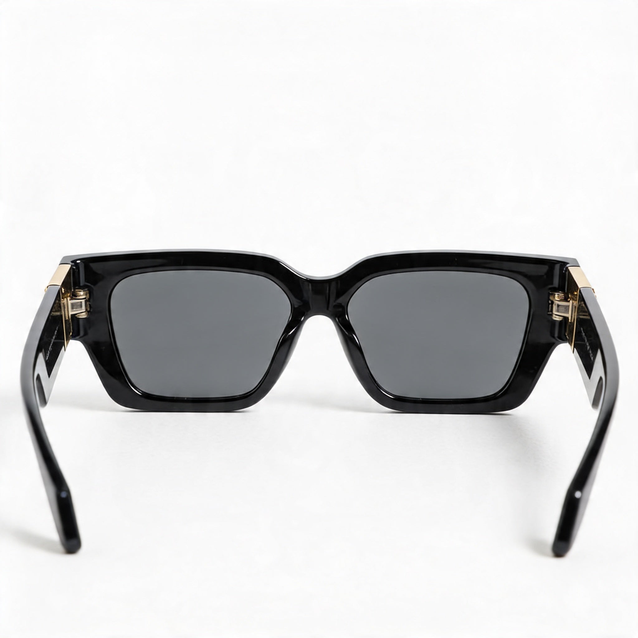 Gafas de sol inyectadas negras clásicas Versace para mujer 53 mm, Photo 4
