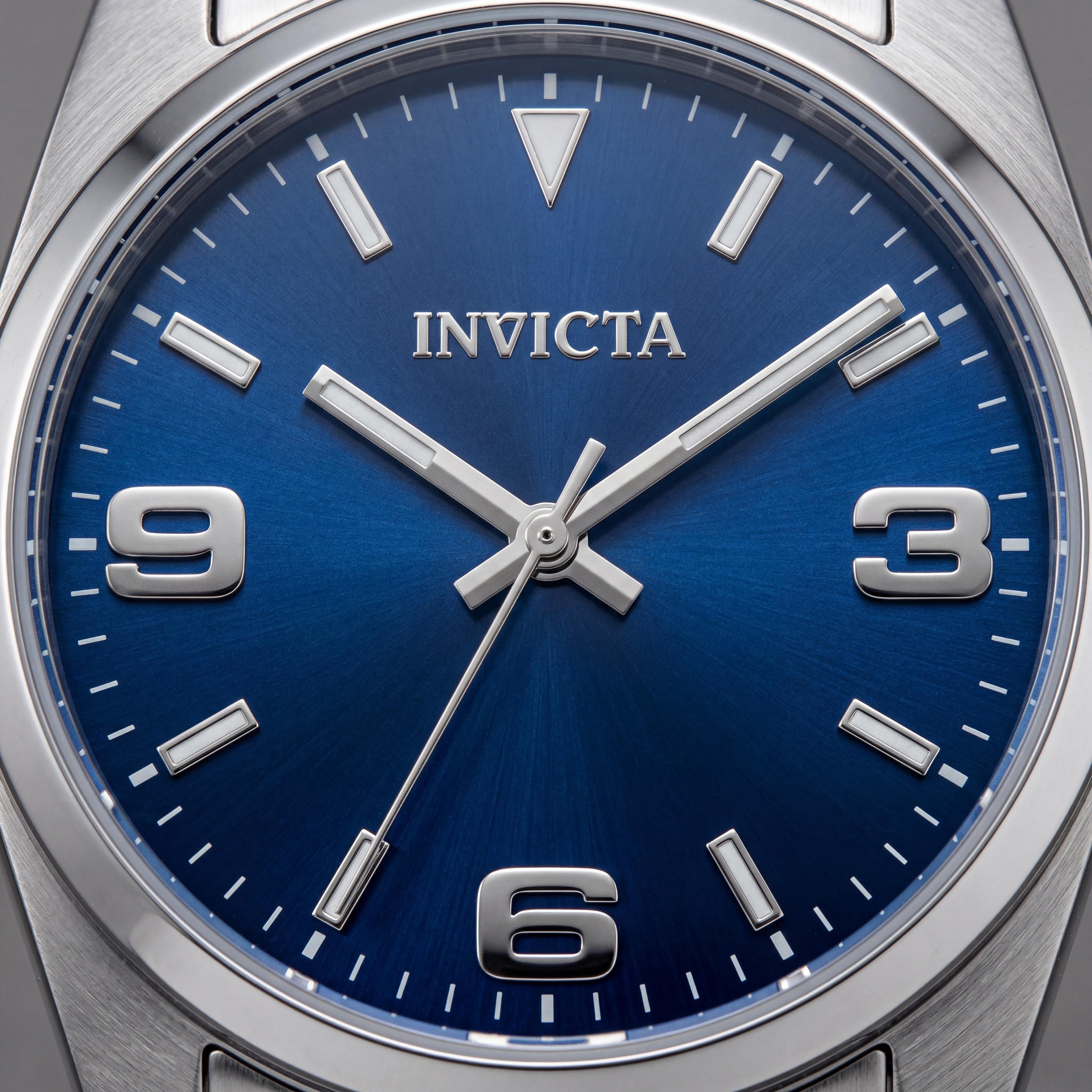 Invicta Celestial 69180 Men's Quartz Stainless Steel Bracelet Watch, Blue Dial, 35mm Case, Photo 2