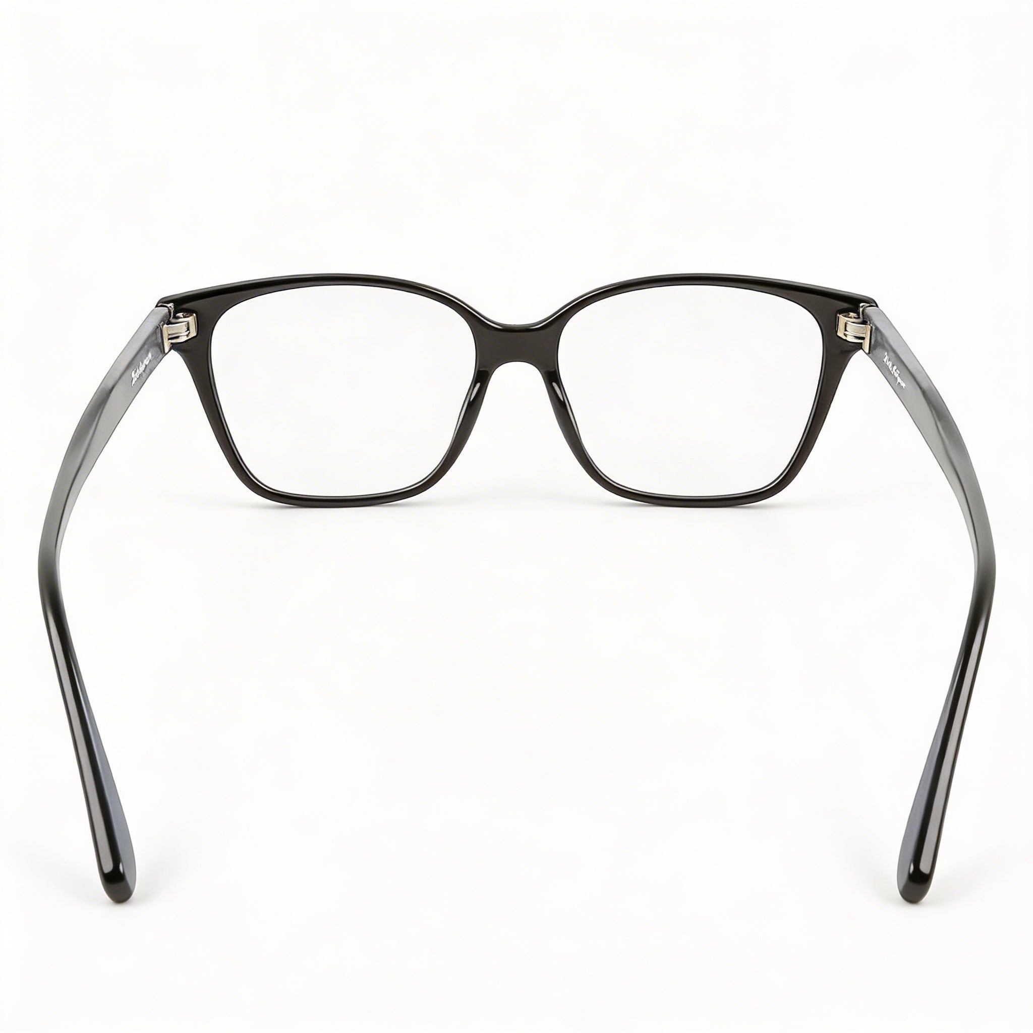 Salvatore Ferragamo SF2928 Unisex Modern Rectangular Black Acetate Eyeglasses 52mm, Photo 3