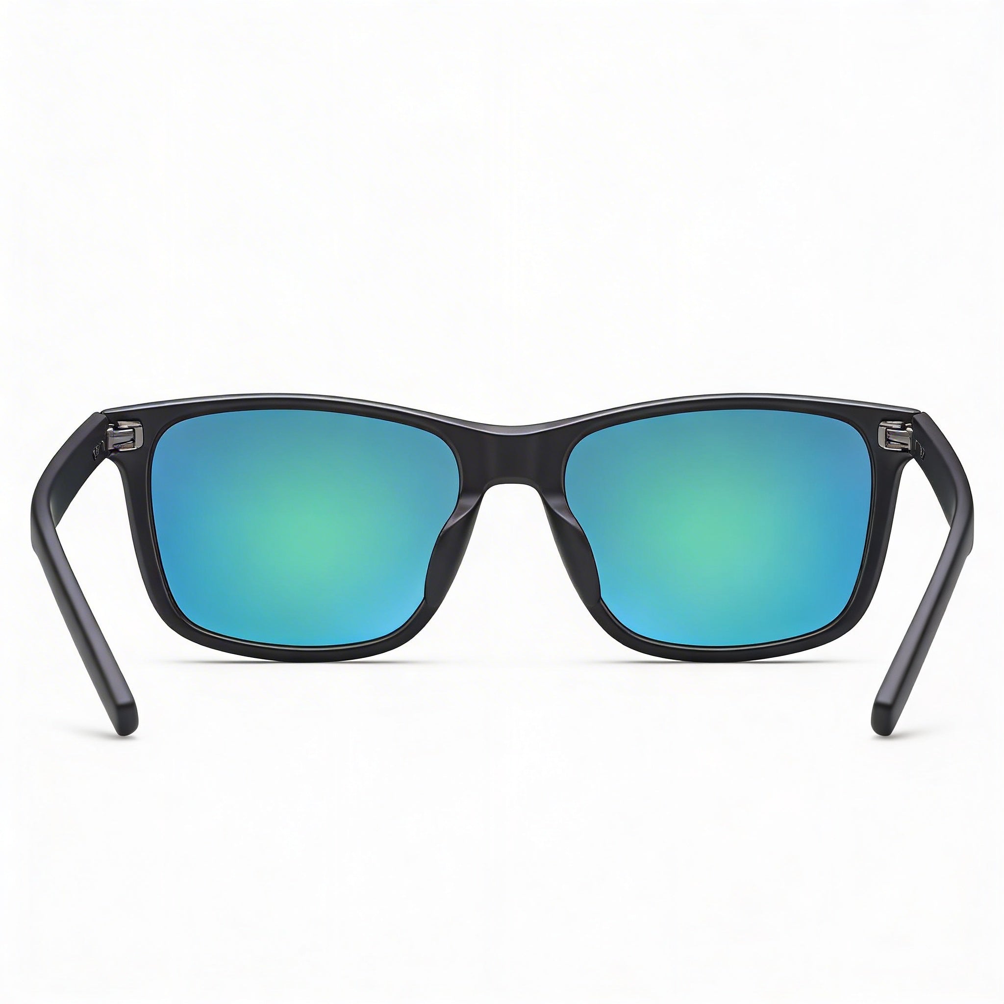 Nike Wayfarers Unisex Grey with Green Mirror Frame & Lenses Plastic Sunglasses 57-19-145 UV Protection, Photo 4