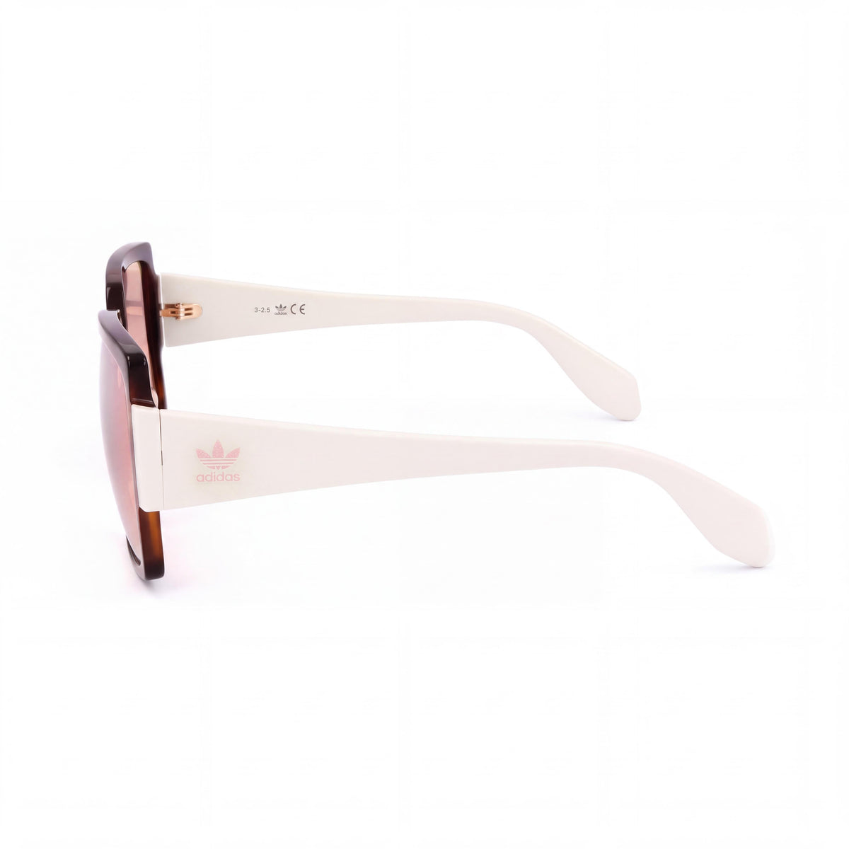Gafas de sol adidas Originals clásicas de acetato Habana oscura para mujer con lentes de espejo Burdeos, protección UV, 55 mm, Photo 3