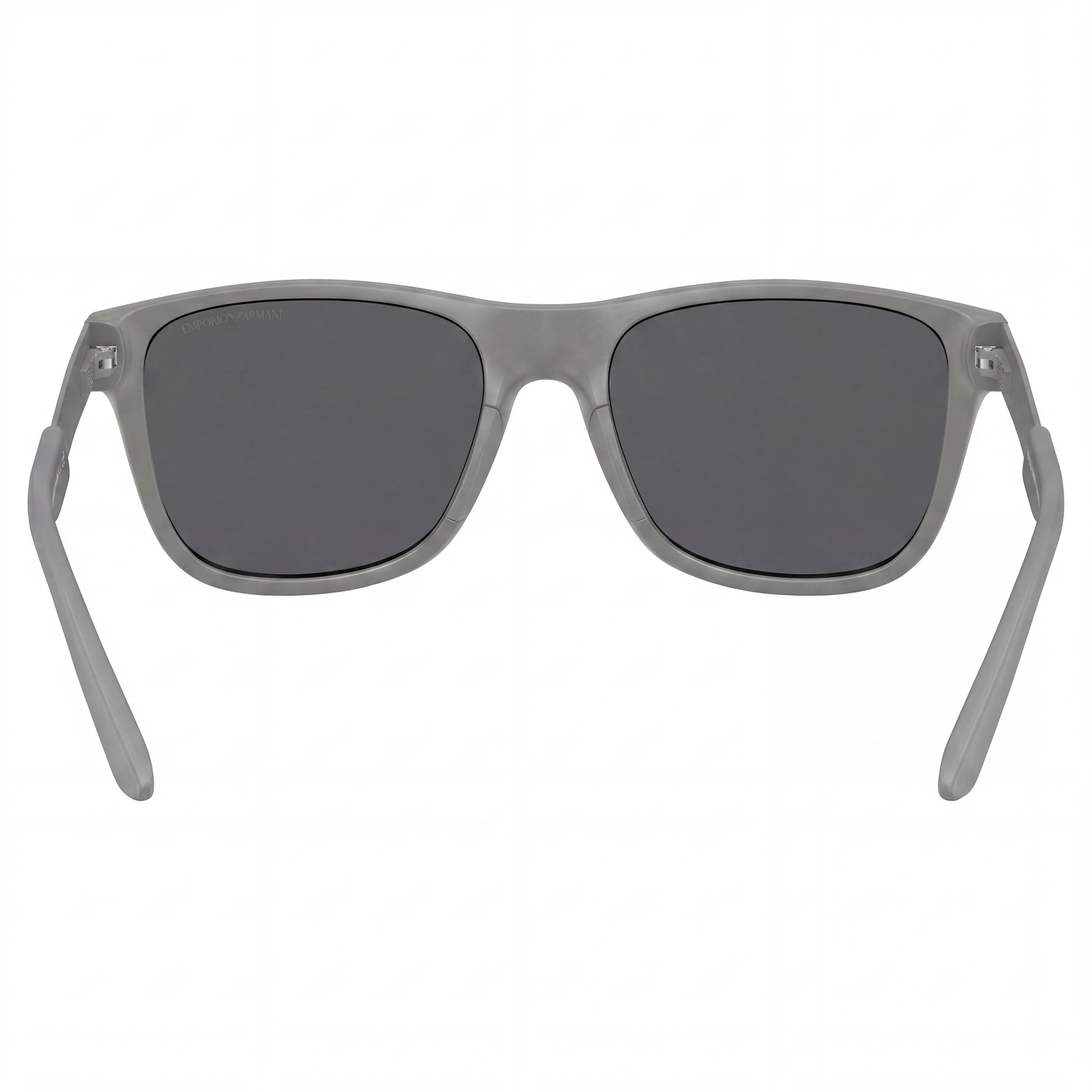 Emporio Armani EA4243 Women's Polarized Square Bio-based Nylon Fibre Sunglasses Matte Grey 56mm, Photo 4