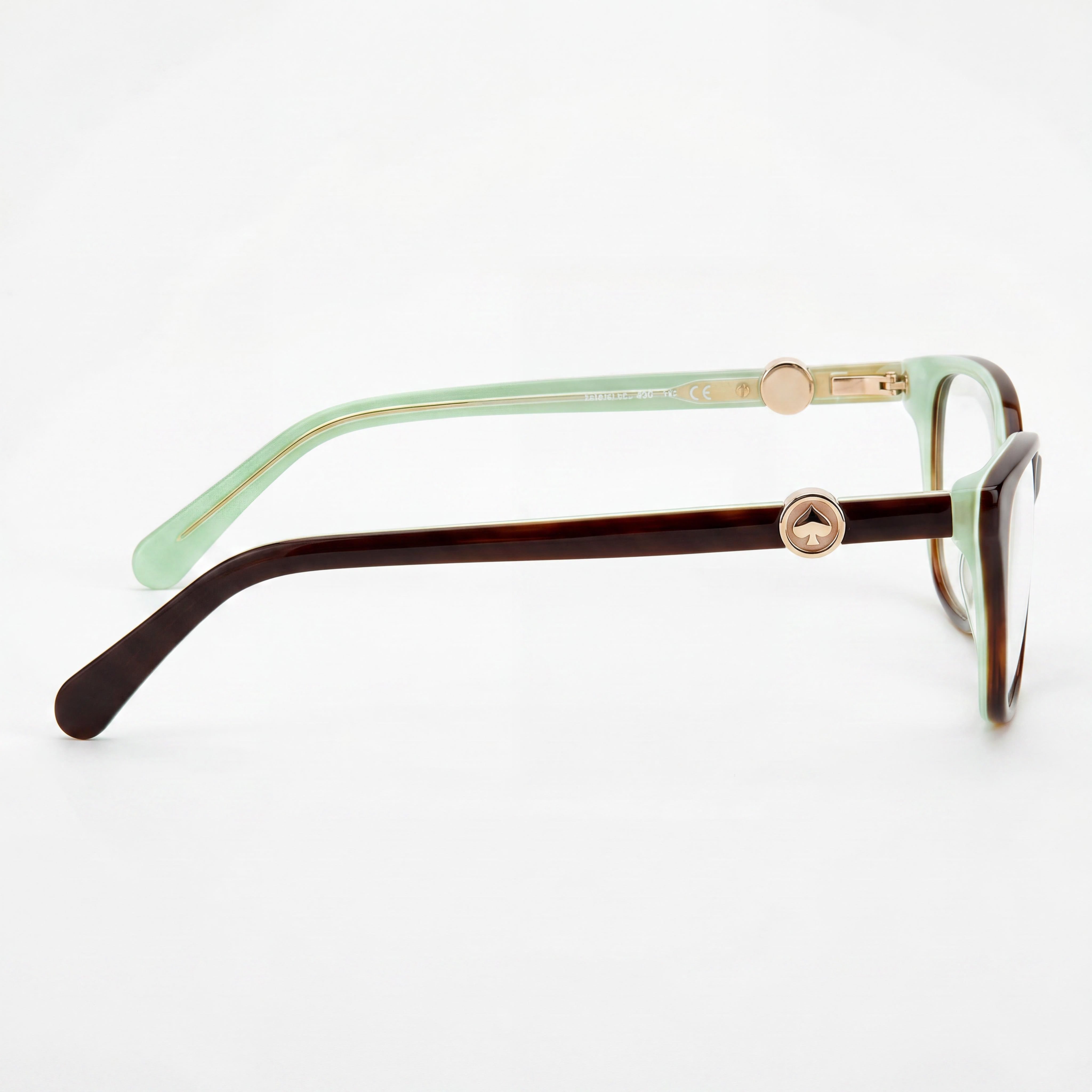 kate spade new york Women's Emmalee Eyewear featuring a Brown Plastic Frame, 51mm Lens Width, Photo 3