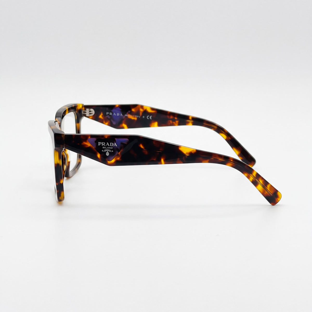 Gafas graduadas Prada 0pr 10yv para mujer de acetato multicolor con montura completa cuadrada y lentes sin graduación de 54 mm, Photo 3