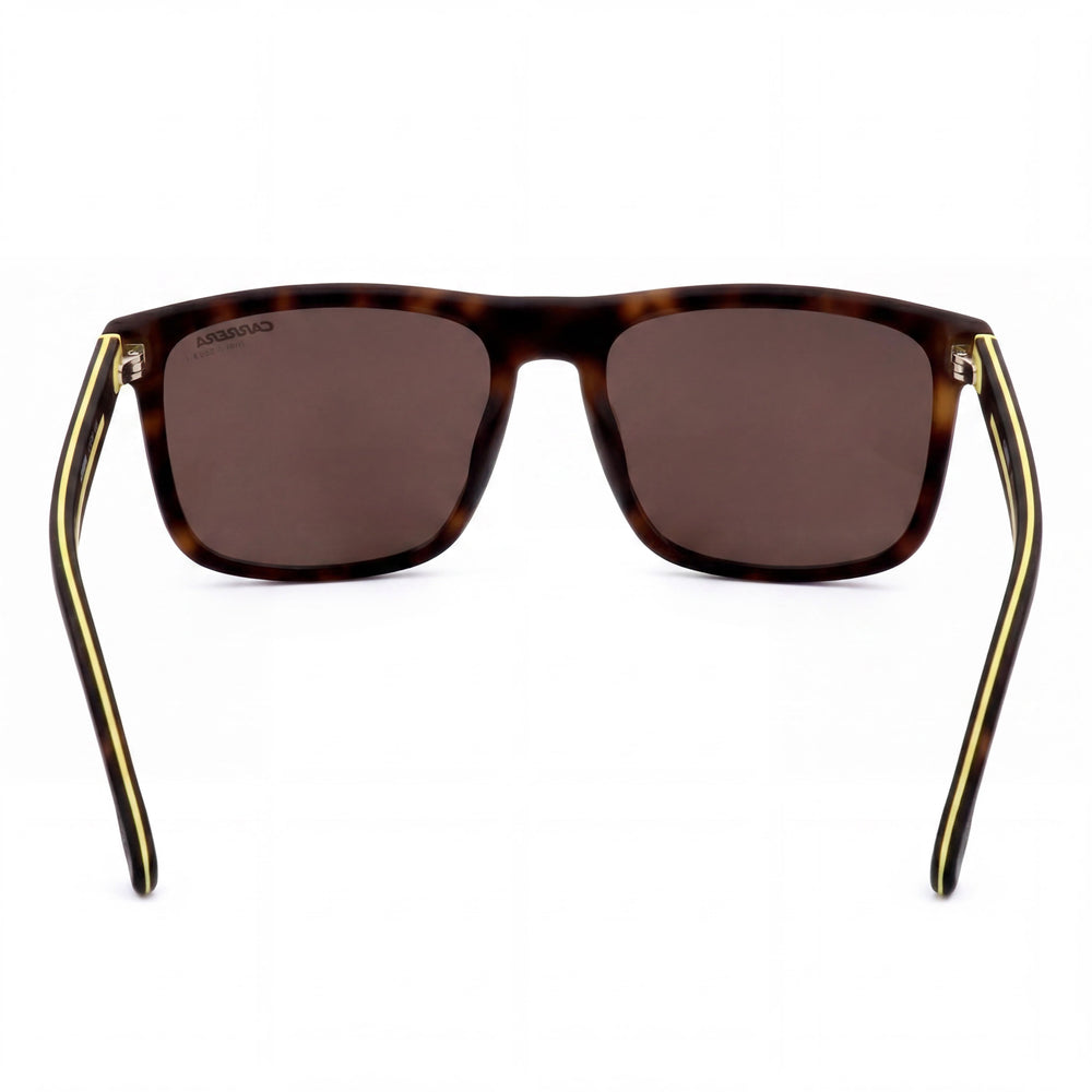 Gafas de Sol Carrera Modern para Hombre, Montura de Poliamida Inyectada, Acabado Mate Habana con Protección UV, 57mm