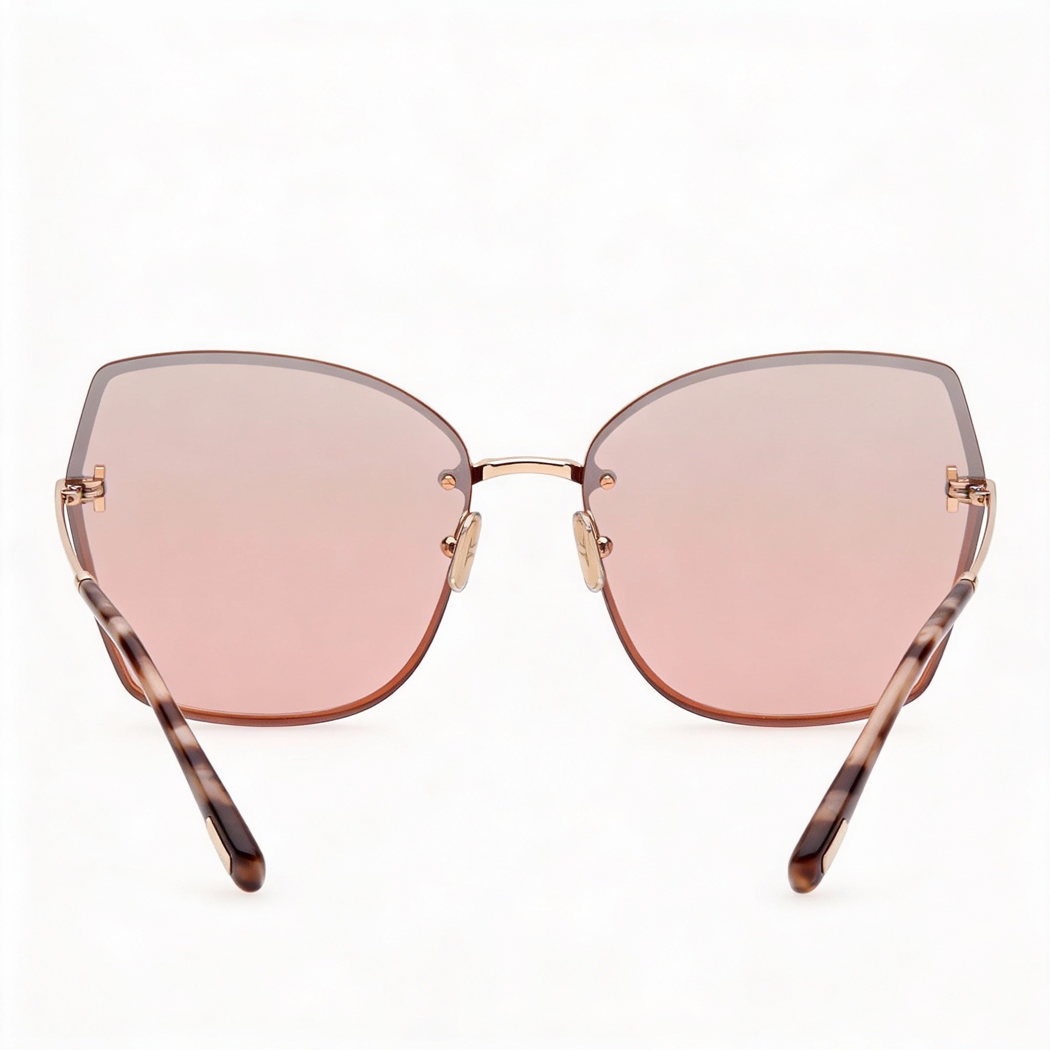 Tom Ford Classic Women's Rose Gold Burgundy UV Protection Sunglasses, Photo 3