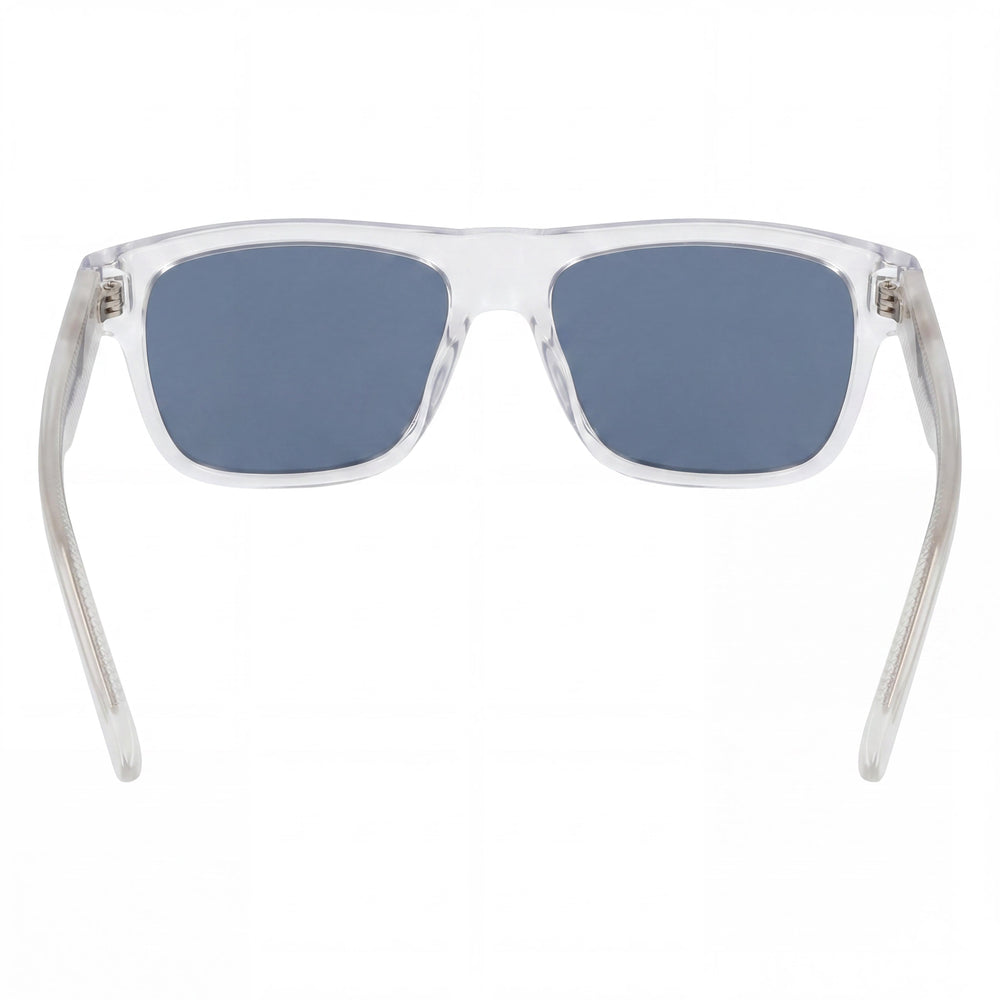 Nautica Classic Unisex Eyeglasses, Acetate Frame, Crystal Clear, Transparent Polycarbonate UV 400 Lenses, 56mm