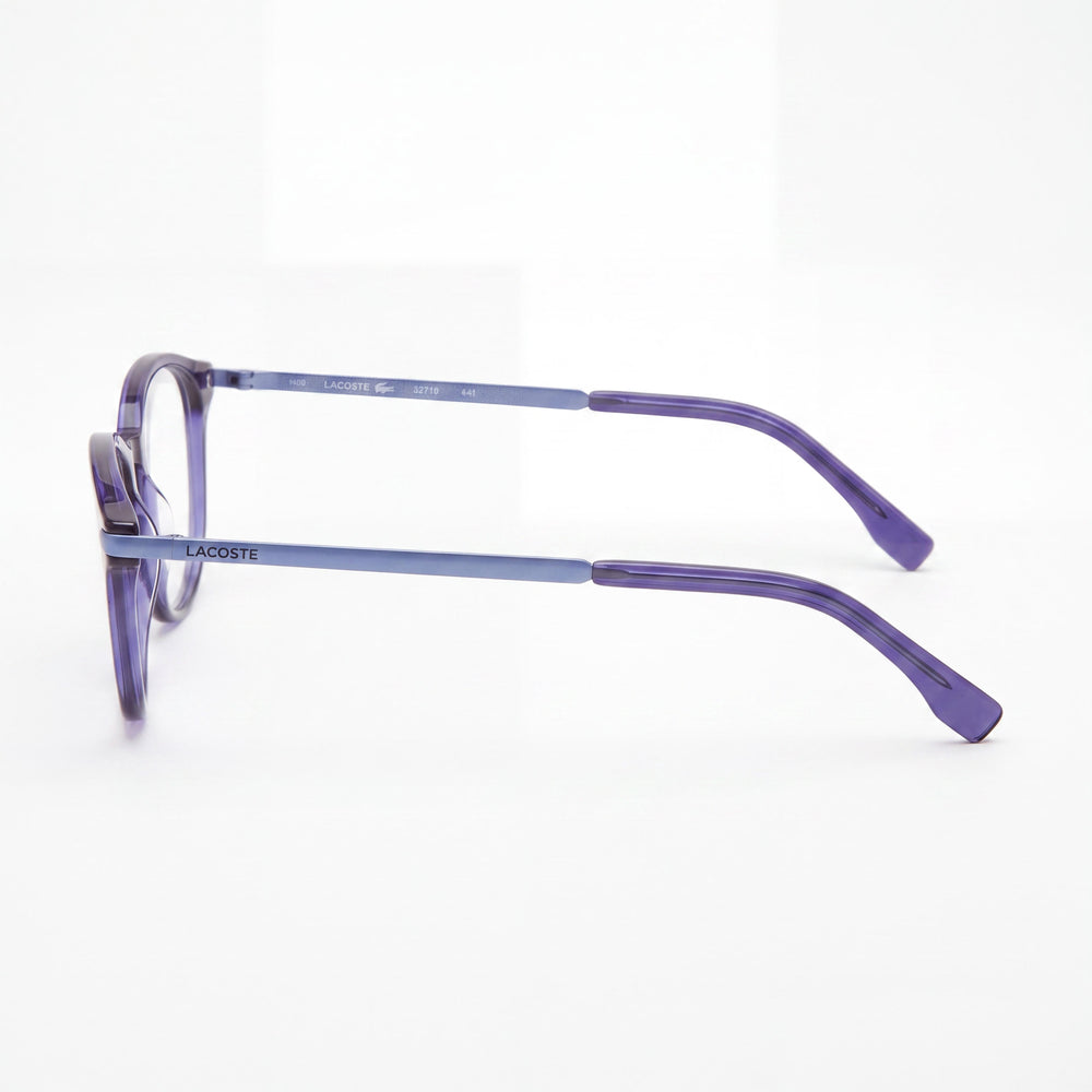 Lacoste L2718 Unisex Morado Lila Marco Compuesto Lente Clara Polarizada 50mm