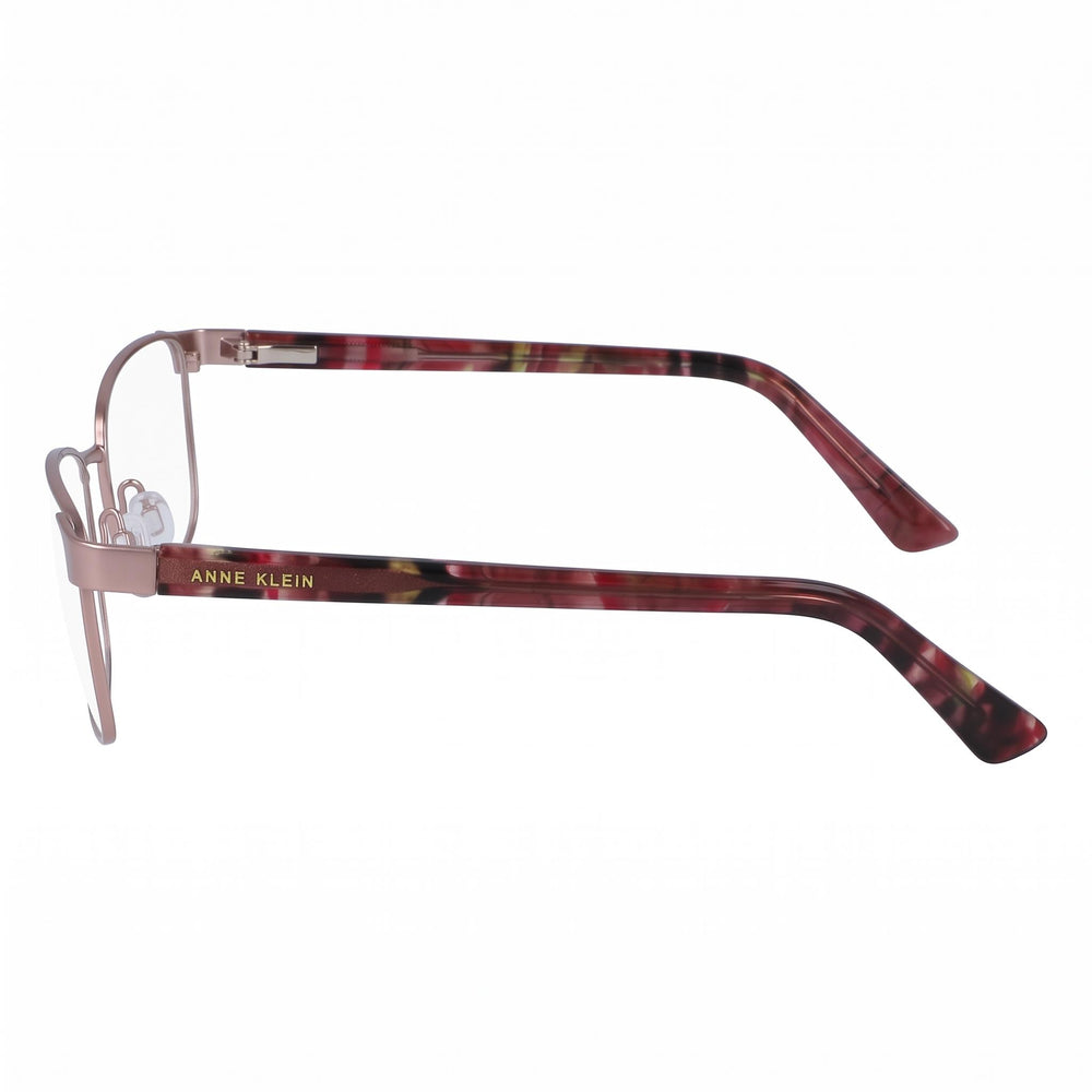 Anne Klein Classic Men’s Rose Gold Acetate Frame Eyeglasses with Multicolor Polycarbonate Lenses 53-15-140mm