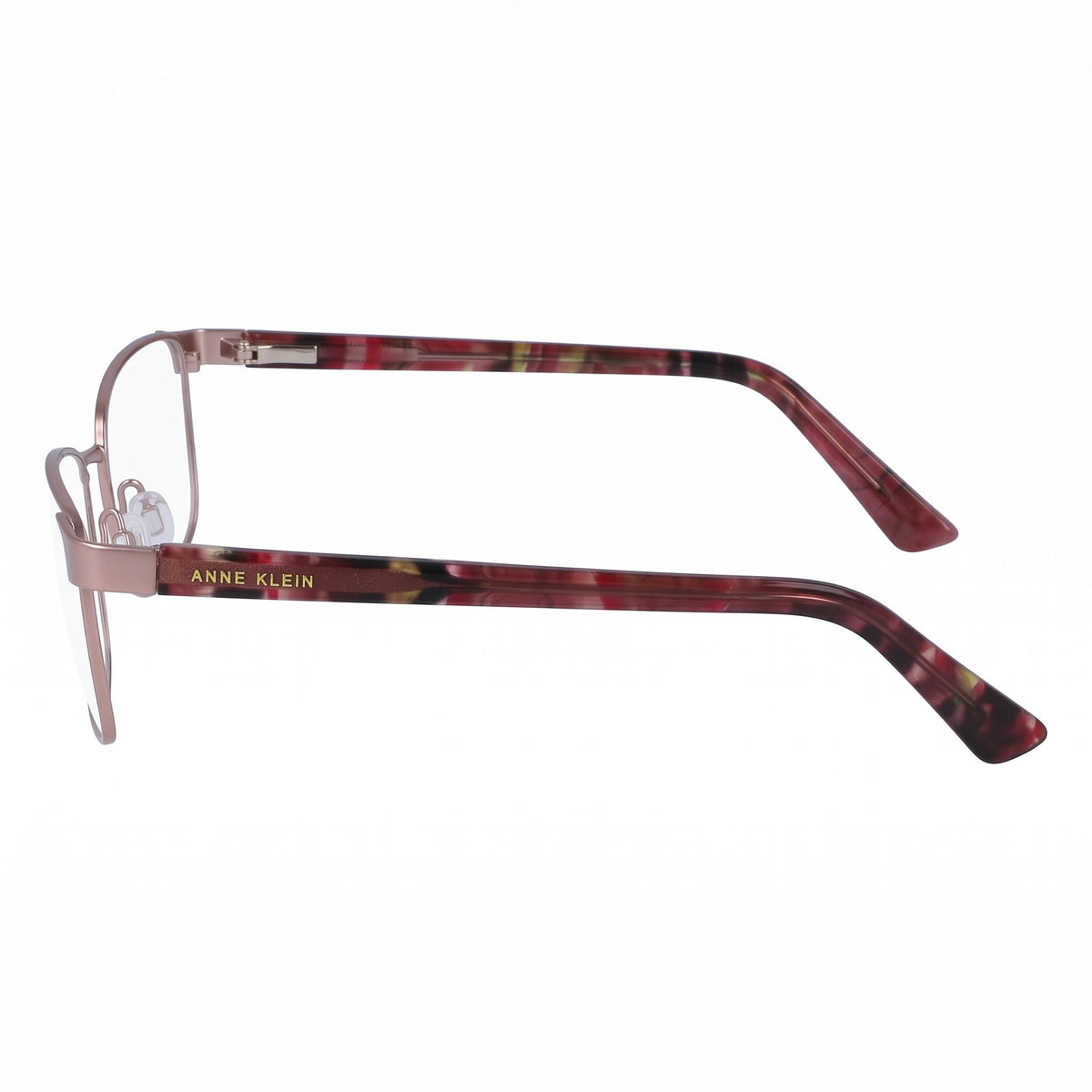 Anne Klein Classic Men’s Rose Gold Acetate Frame Eyeglasses with Multicolor Polycarbonate Lenses 53-15-140mm, Photo 3