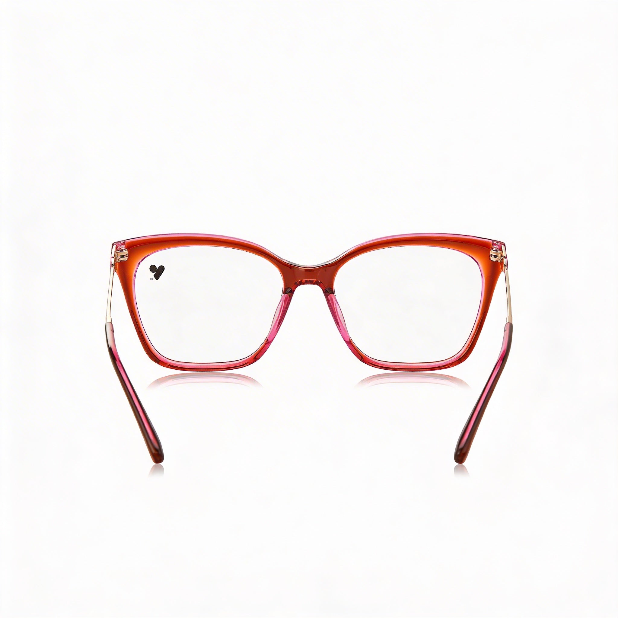 Gafas KARL LAGERFELD modernas para mujer con montura de acetato marrón rosado y lentes de policarbonato, talla 54, Photo 4