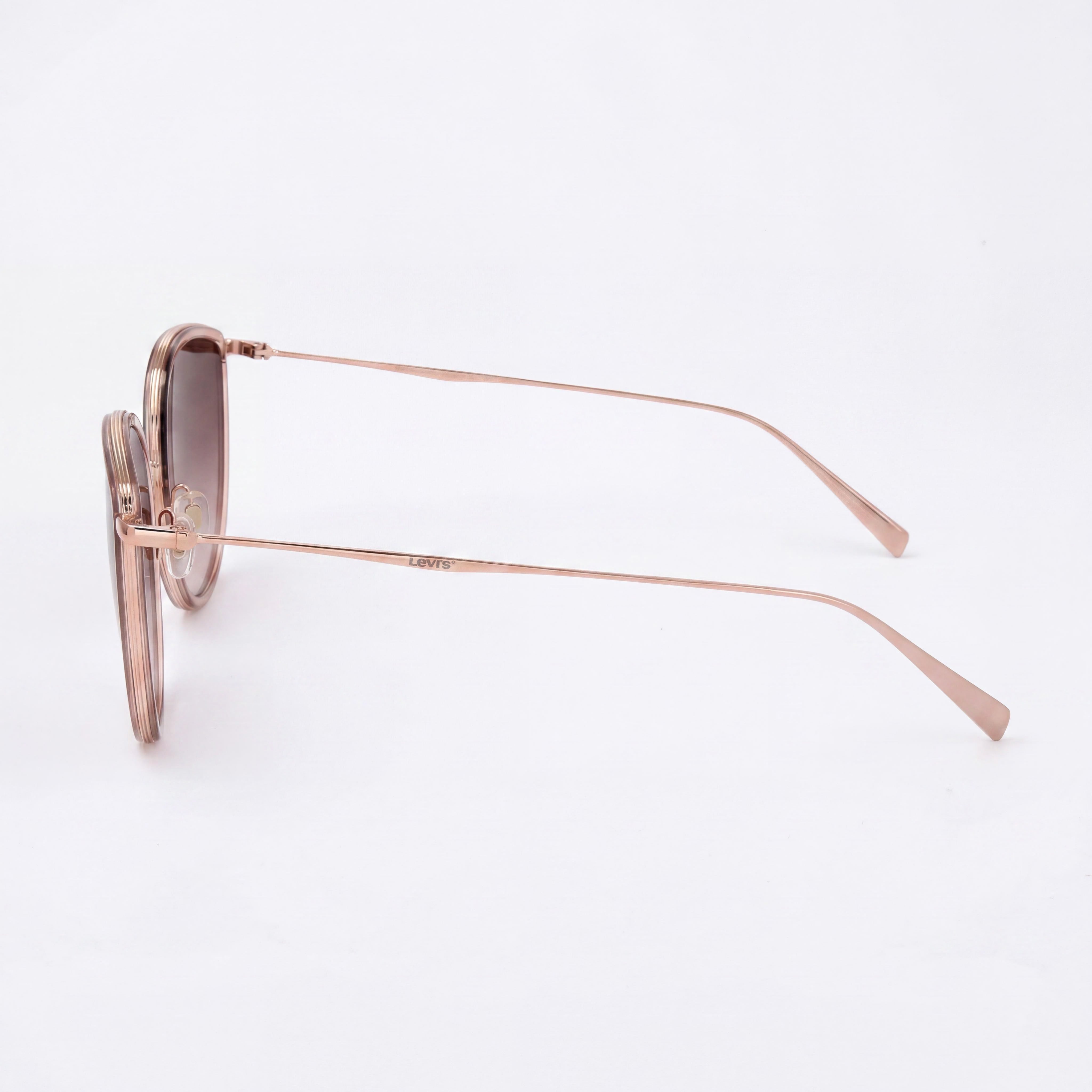 Gafas de sol Levi's Lv 5011/S de acero inoxidable rosa para mujer, lentes rosas de doble tono, protección UV, 56 mm, Photo 2