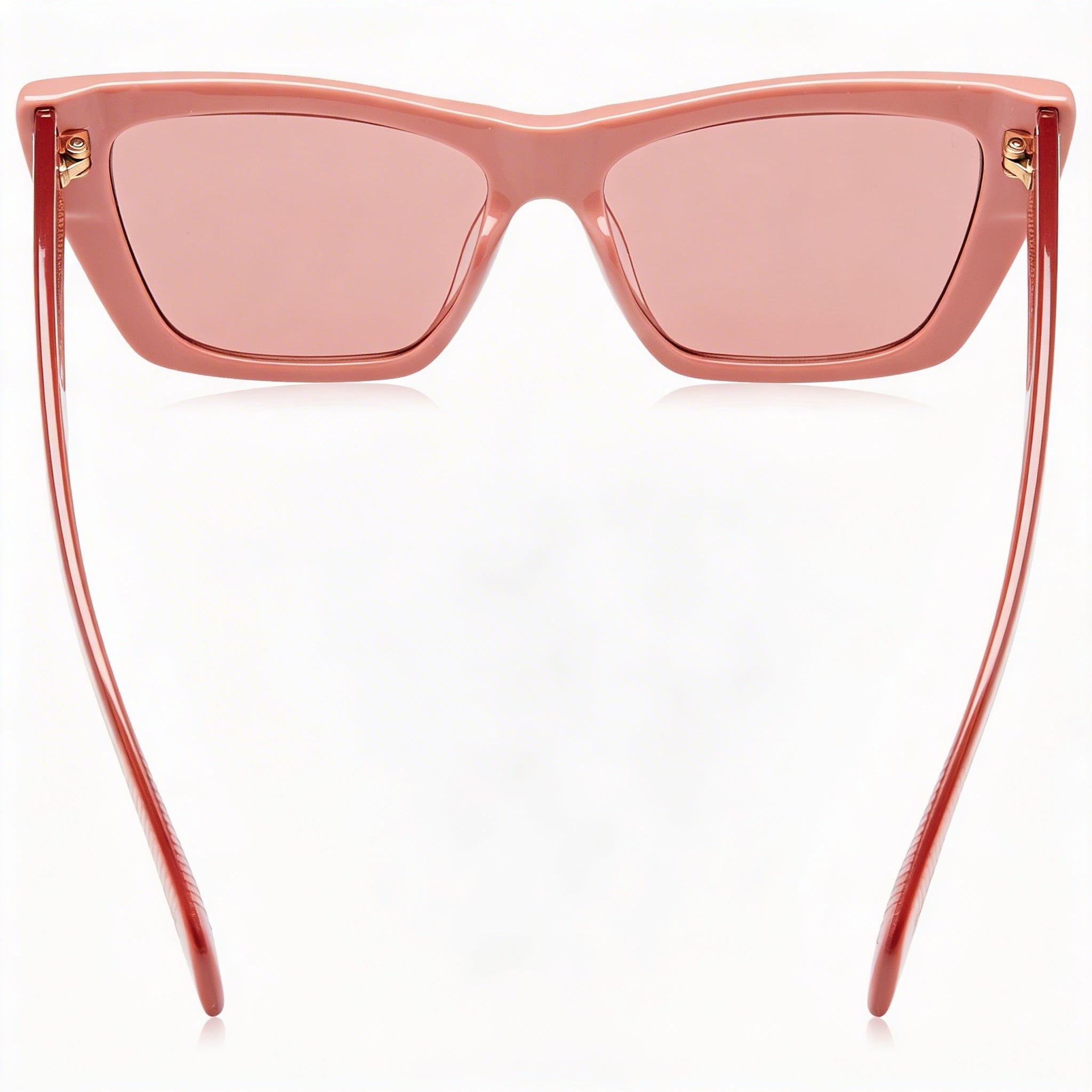 rag & bone Casual Women’s Pink Acetate Frame with Burgundy Lenses UV Protected Lightweight RX-Able 53mm Sunglasses, Photo 3