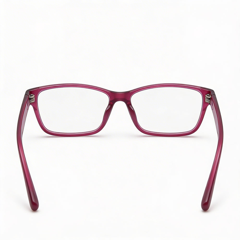Lacoste Women's L3803b Mi Fuchsia Glitter Plastic Frame Eyewear with 51mm Lens Width, 14mm Bridge, and 135mm Temples