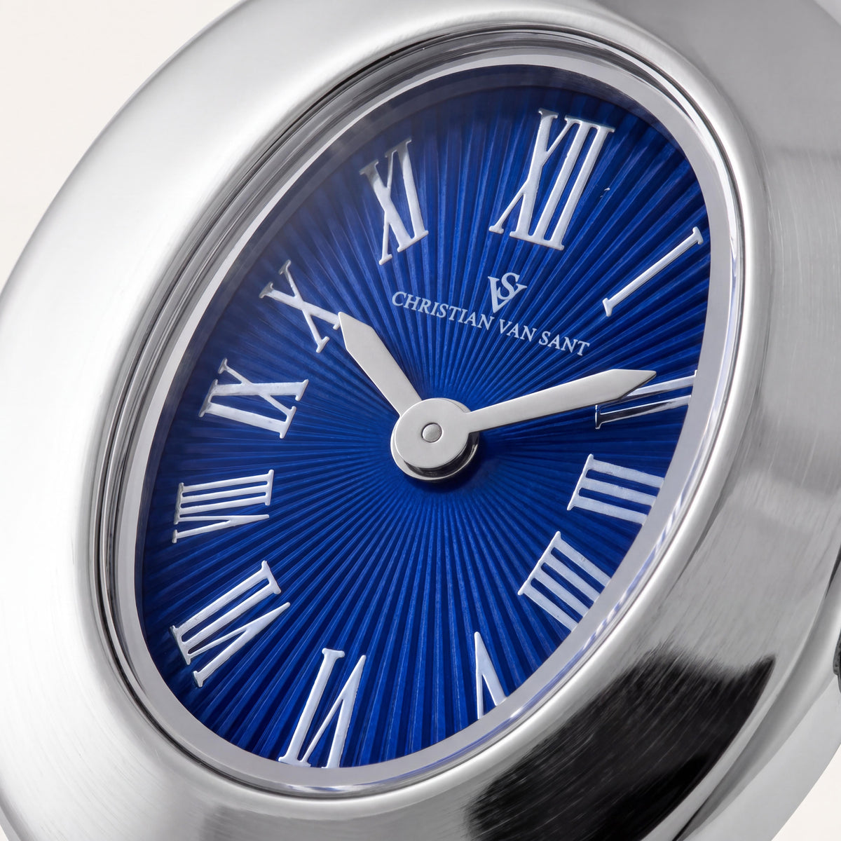 Reloj Christian Van Sant Anora para mujer CV4333, caja y brazalete de acero inoxidable azul, movimiento de cuarzo, resistente al agua 3 ATM, Photo 2