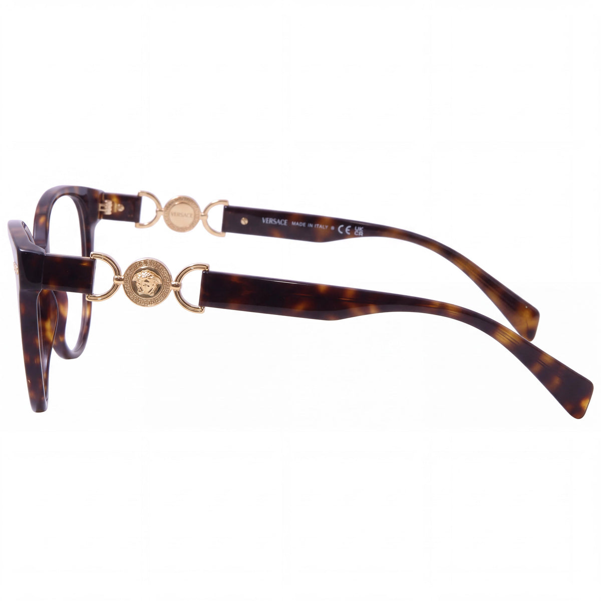Versace Classic Women's Multicoloured Acetate Eyeglasses Frame, Lens Width 55mm, Bridge 17mm, Temple 140mm, Photo 3
