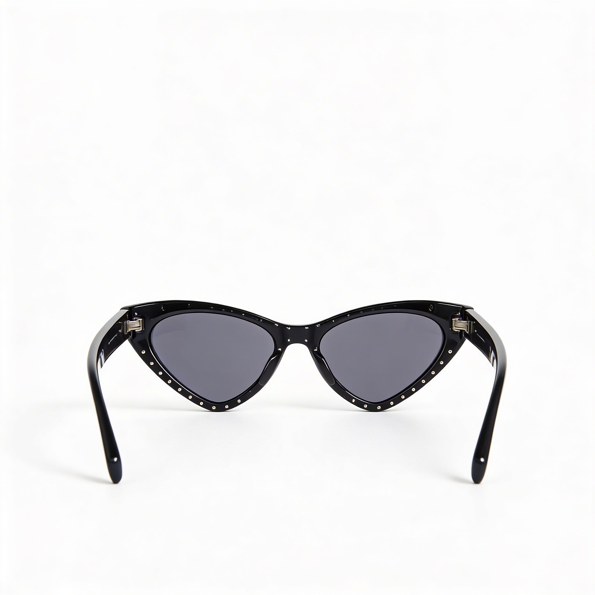 Gafas de sol Moschino MOS0006/S para mujer, de plástico negro, con forma de ojo de gato y lentes grises no polarizadas, 52 mm, UV400, Photo 3