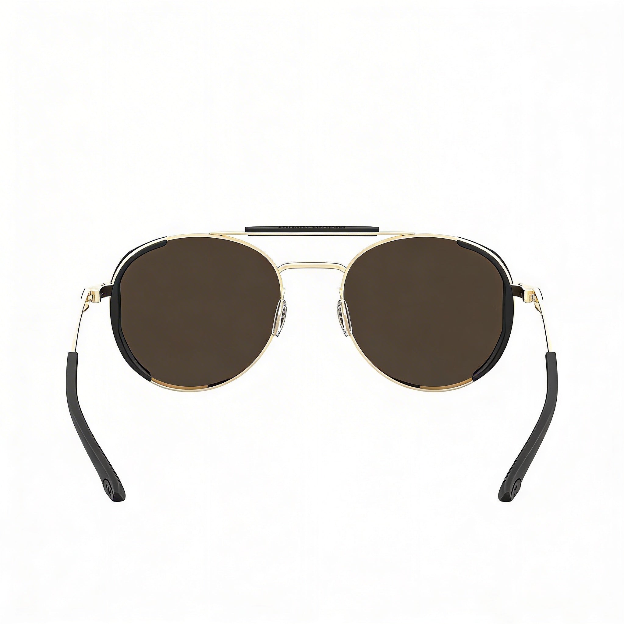 Gafas de sol unisex Under Armour UA 0008/G/S con montura de acero de aleación en dorado claro y protección UV, lentes de 55 mm, Photo 3