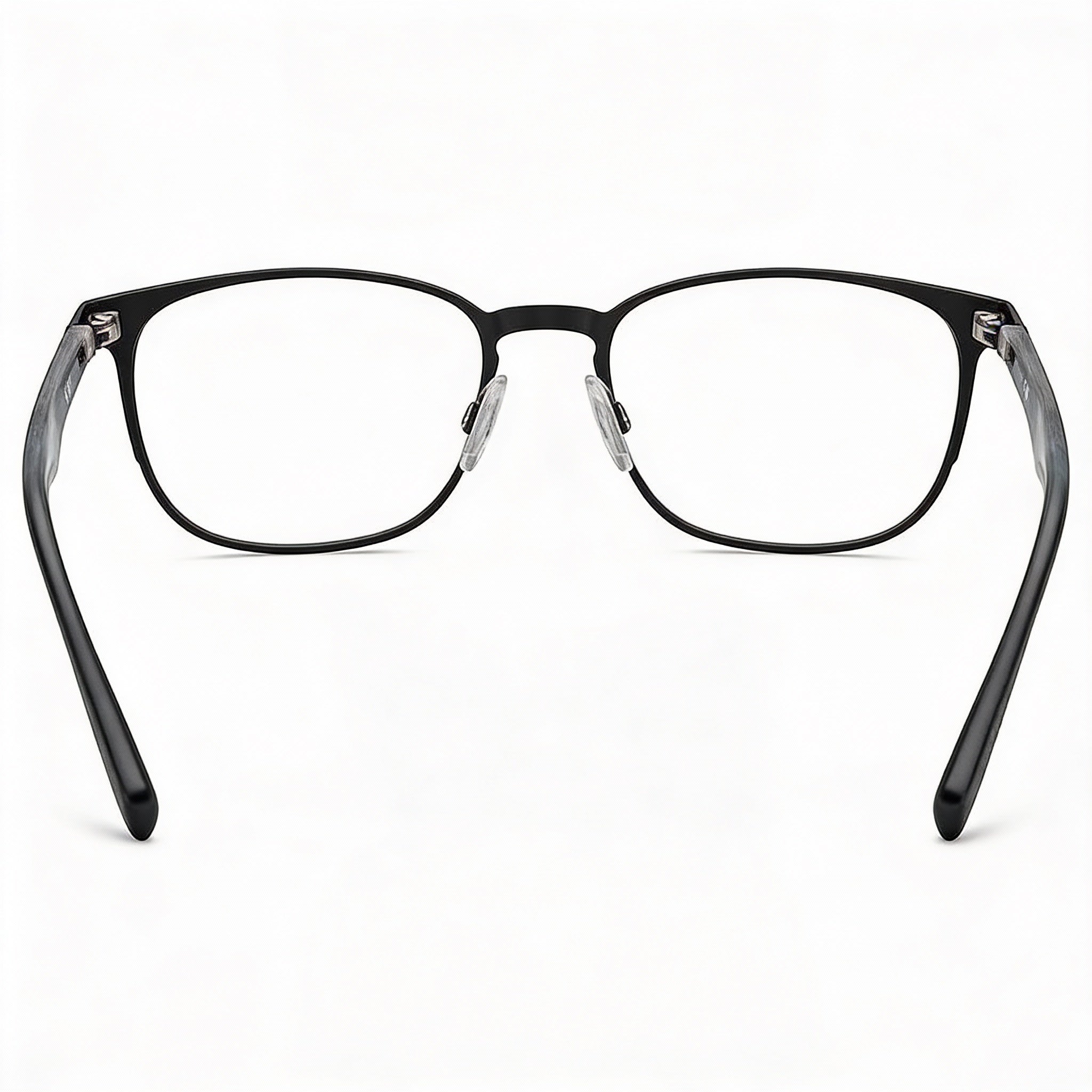 HUGO Hugo 0304 Unisex Matte Black Stainless Steel & Acetate Eyeglasses 53mm, Photo 4