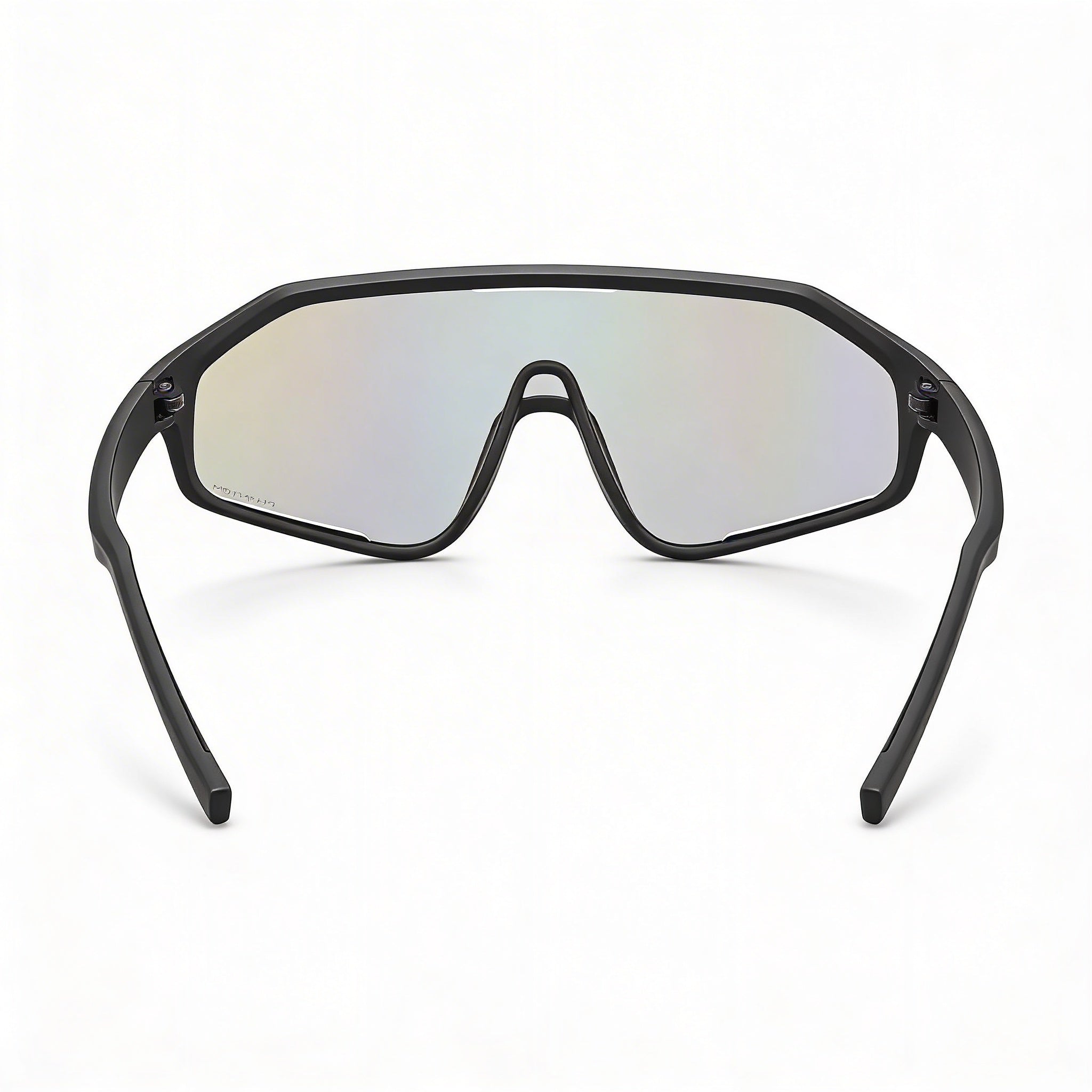 Gafas de sol unisex Bollé Clint, montura de plástico, lentes de policarbonato verde fotocromático transparente con protección UV, ajustables (136 mm), Photo 3
