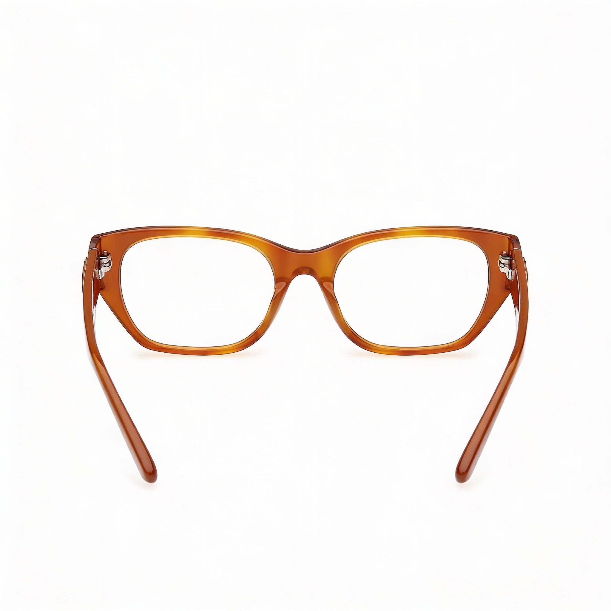 GUESS Gu50304 Women's Plastic Optical Eyeglasses in Blonde Havana and Shiny Light Orange 52mm, Photo 4