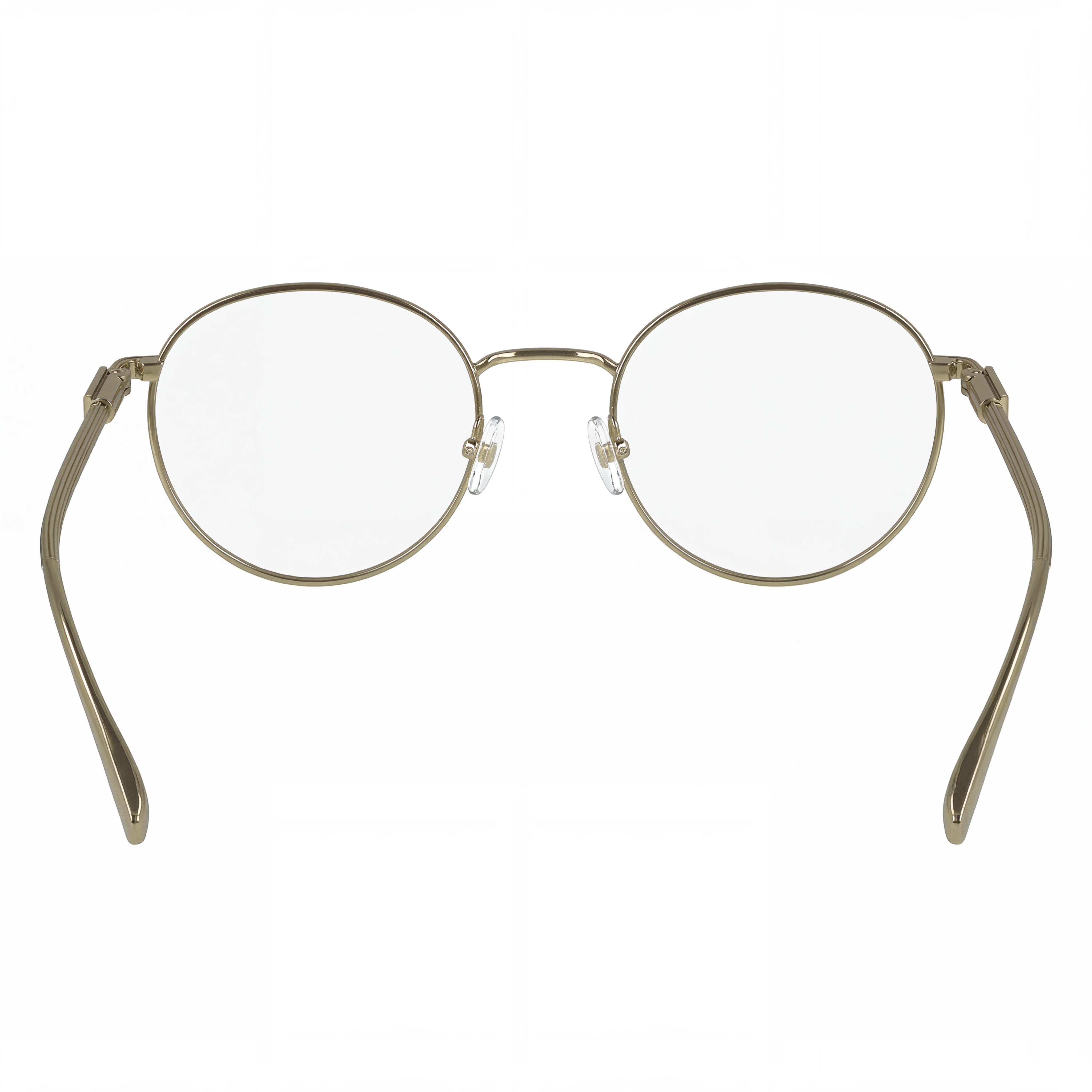 Gafas Salvatore Ferragamo para hombre Sf2229 de metal con montura multicolor, lentes doradas y protección UV, 50 mm, Photo 3