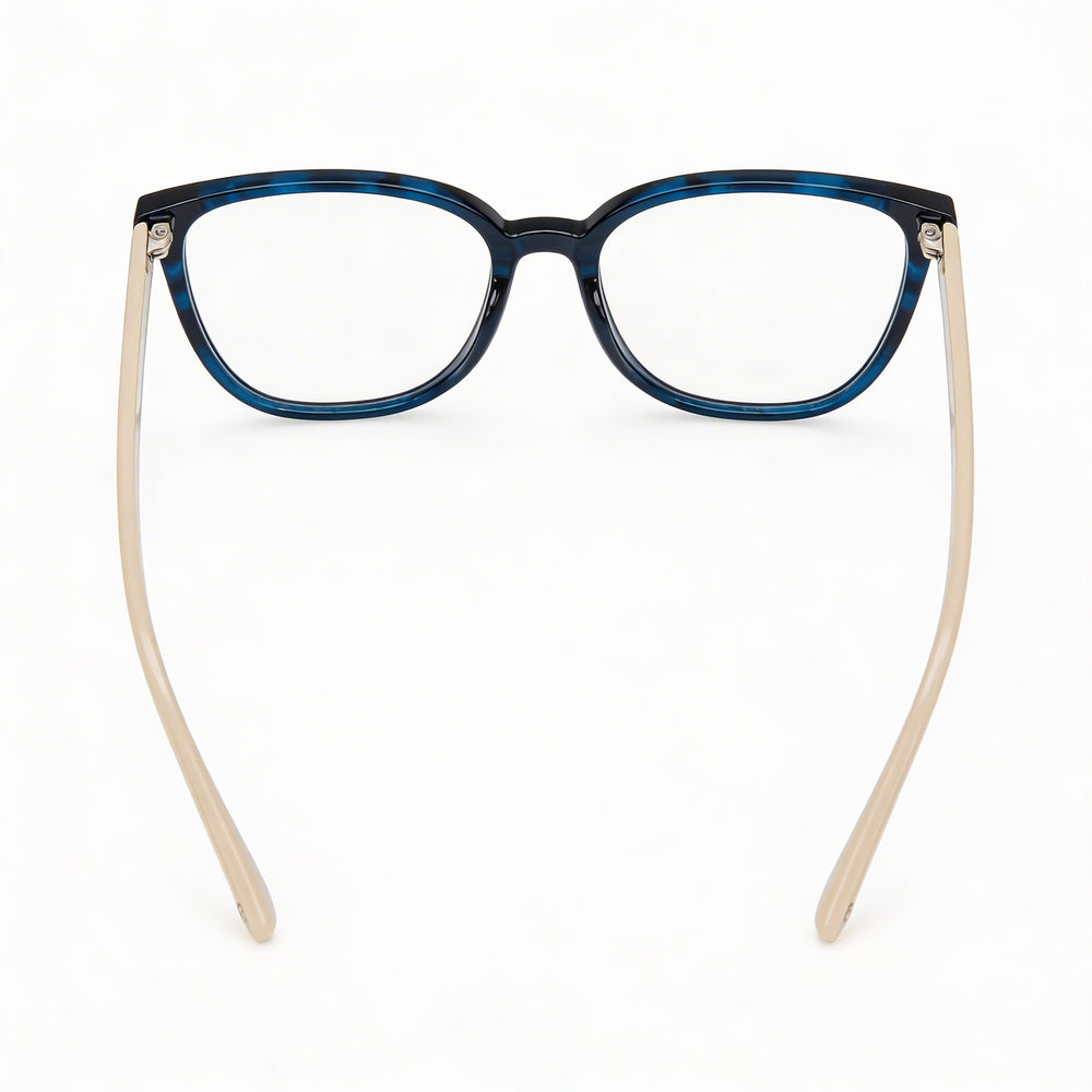 Valentino VA3059 Unisex Optical Eyeglasses, Composite Frame, Blue Havana Color, 54mm Lens Width