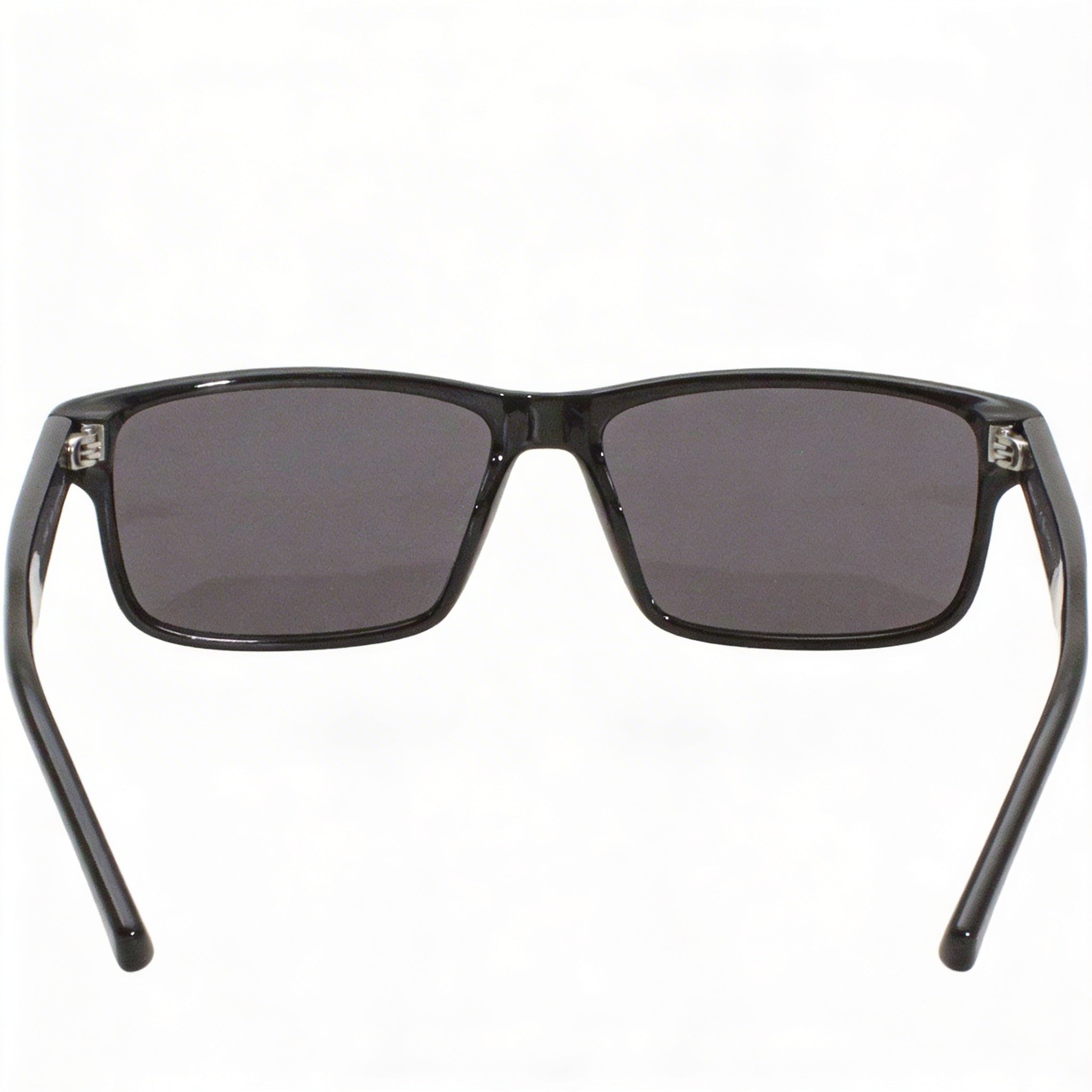 Gafas de sol rectangulares unisex Ferragamo SF960S de plástico negro, lentes grises, 100% protección UV, sin polarizar, 58mm, Photo 3