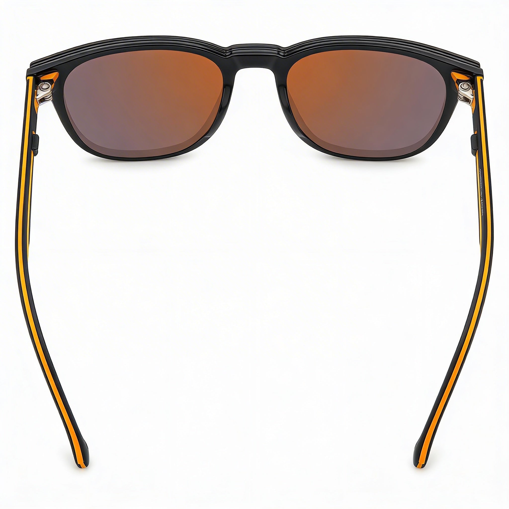 Carrera Gafas de sol de policarbonato negras y naranjas no polarizadas con protección UV de 51 mm para mujer, Photo 2